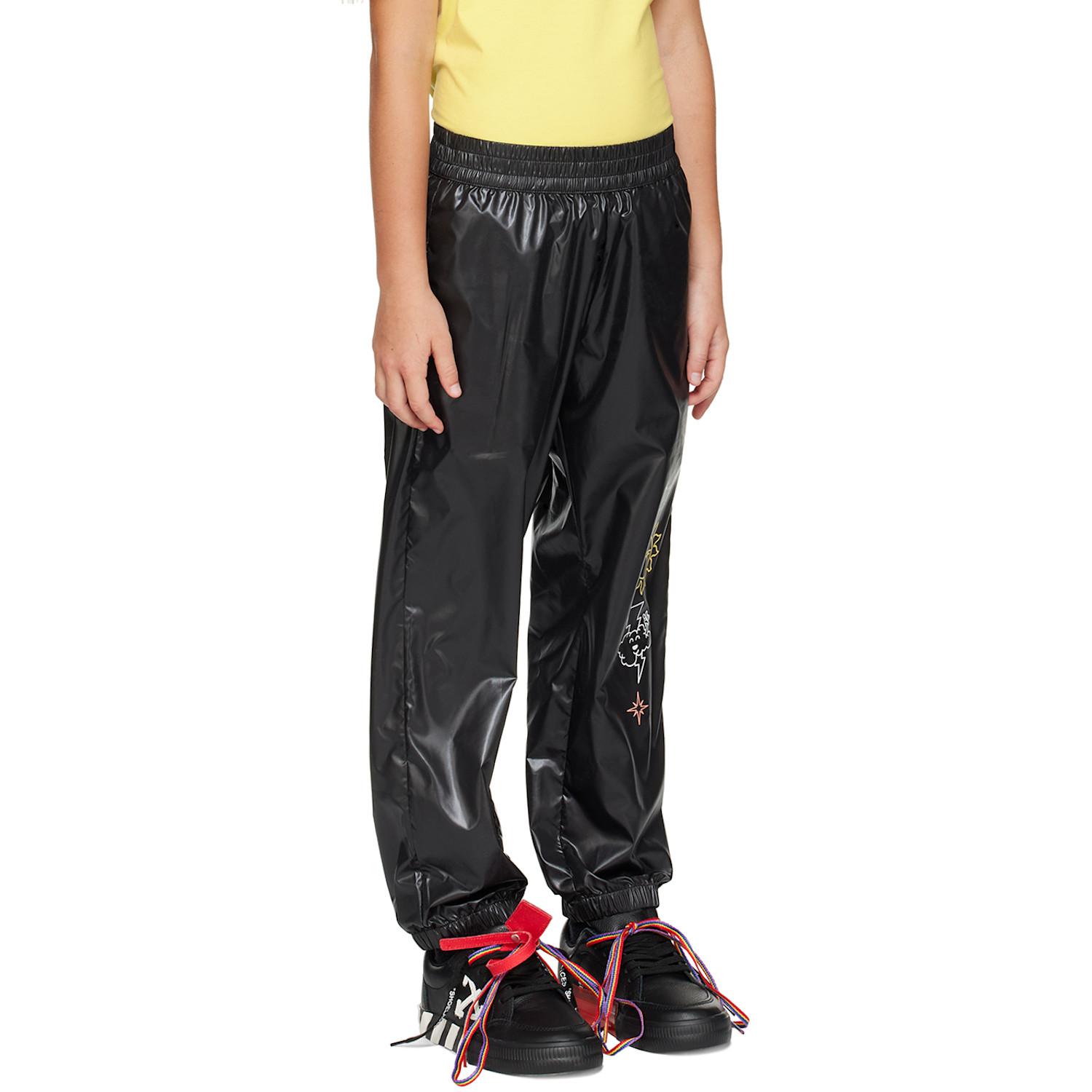  Off-white Kids Black Elements Diag Sweatpants 