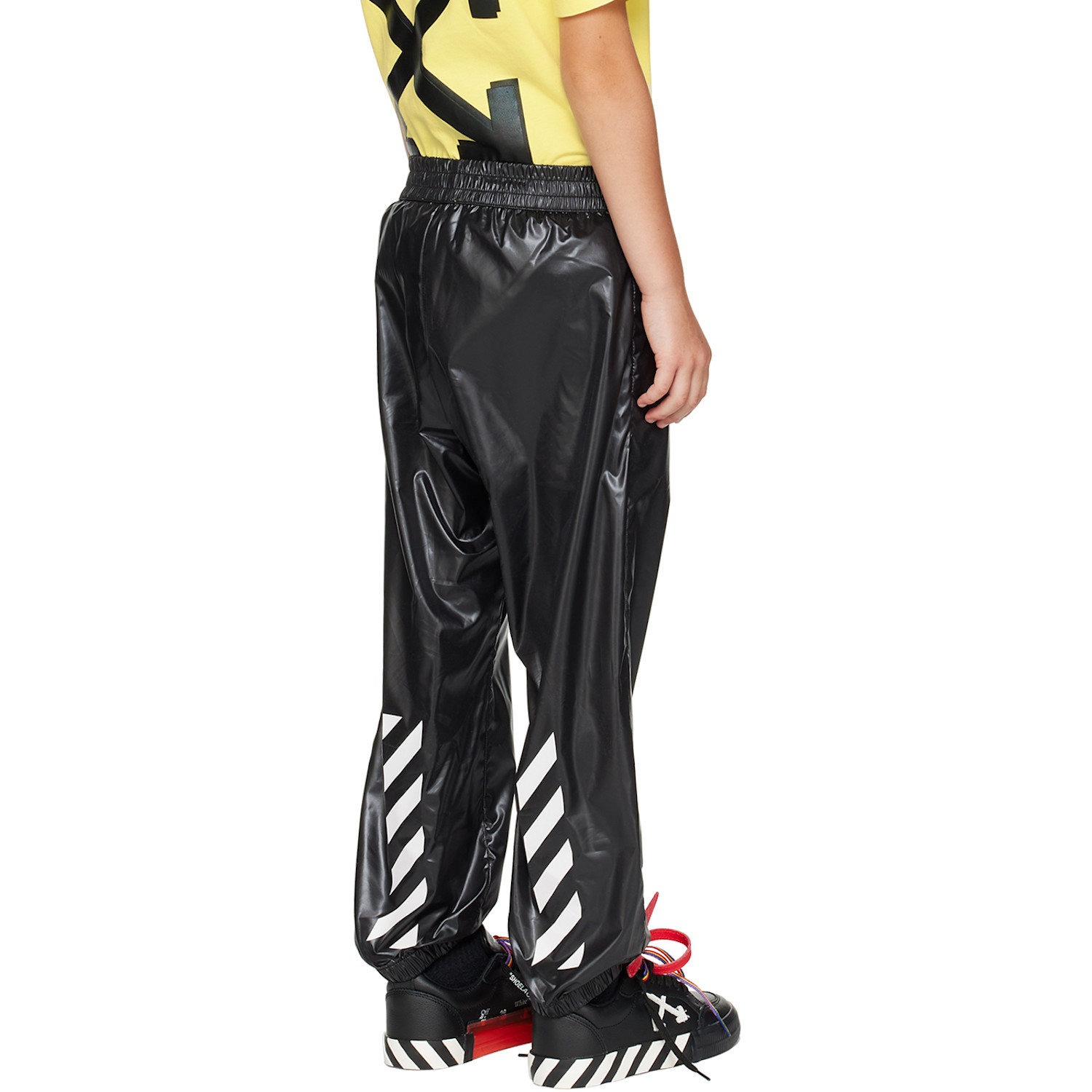  Off-white Kids Black Elements Diag Sweatpants 