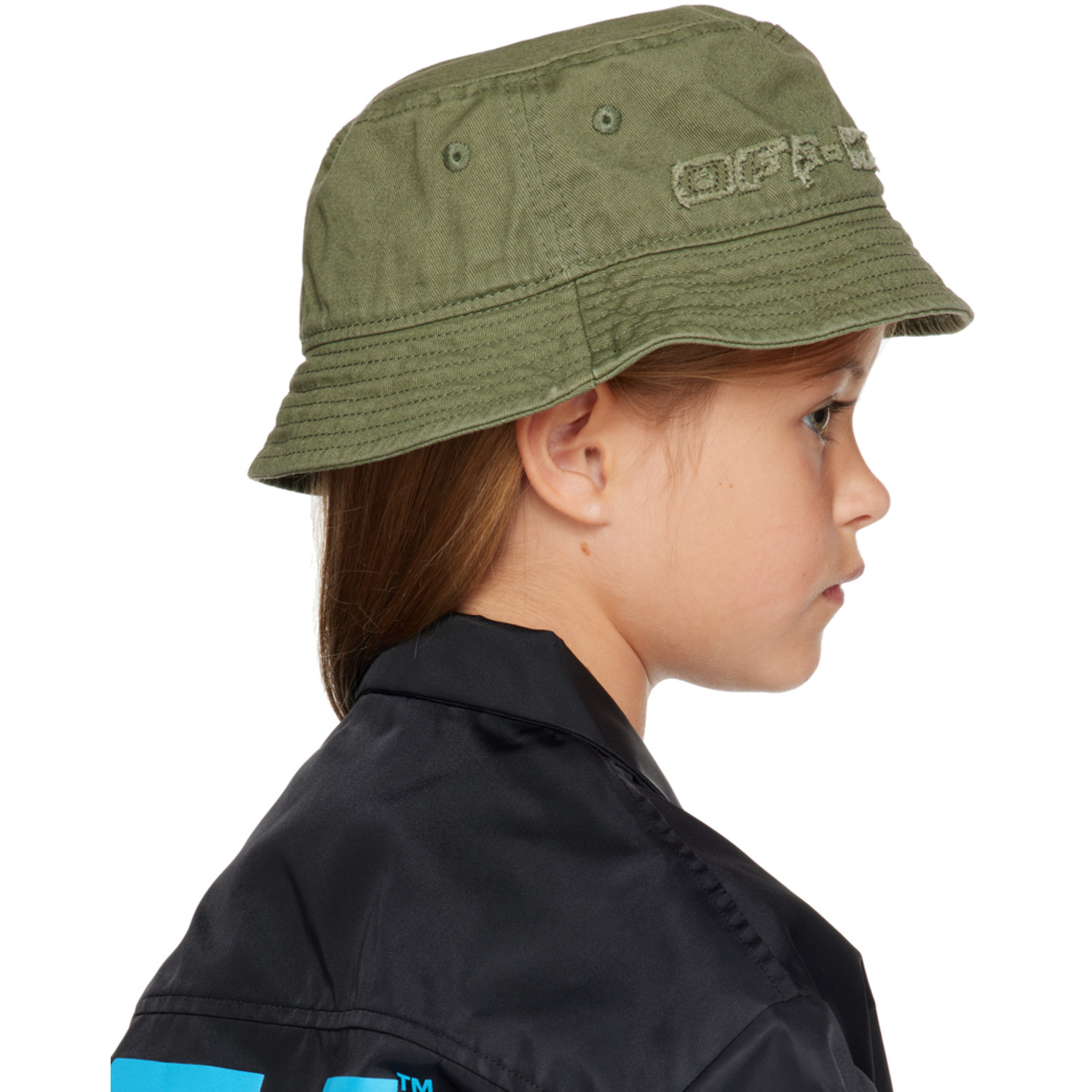  Off-white Kids Khaki Industrial 2.0 Bucket Hat 