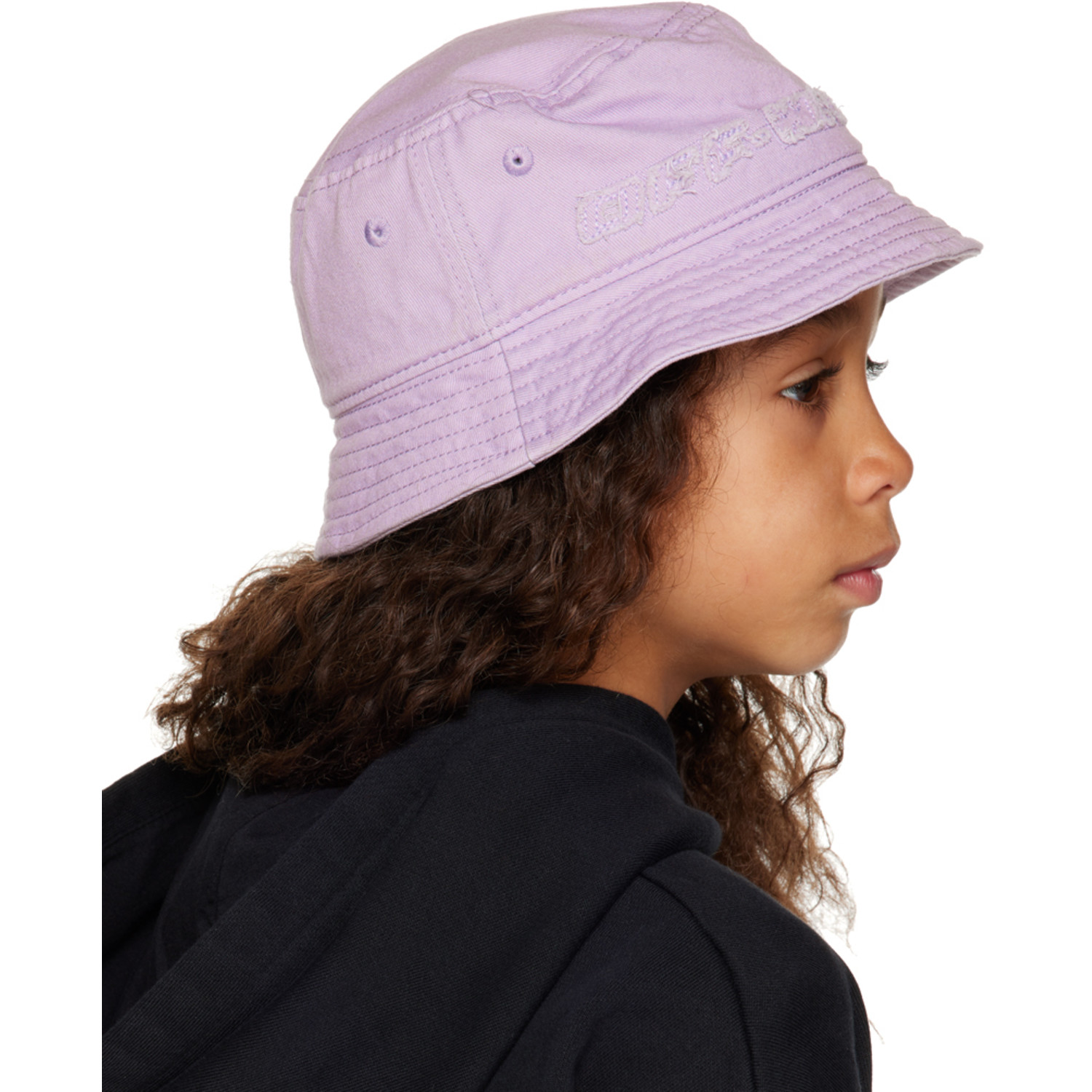  Off-white Kids Purple Industrial 2.0 Bucket Hat 