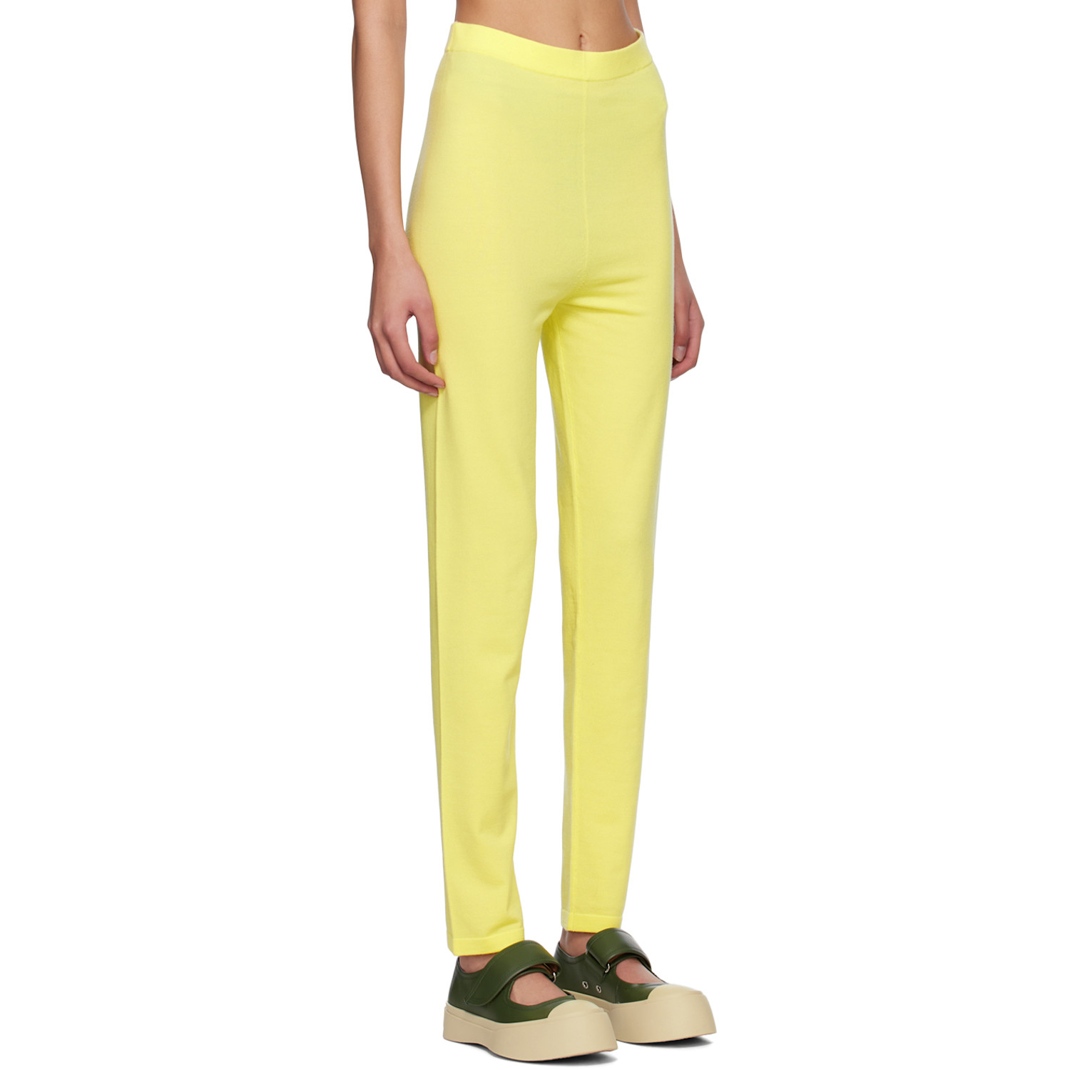  Studio Nicholson Yellow Forta Leggings 