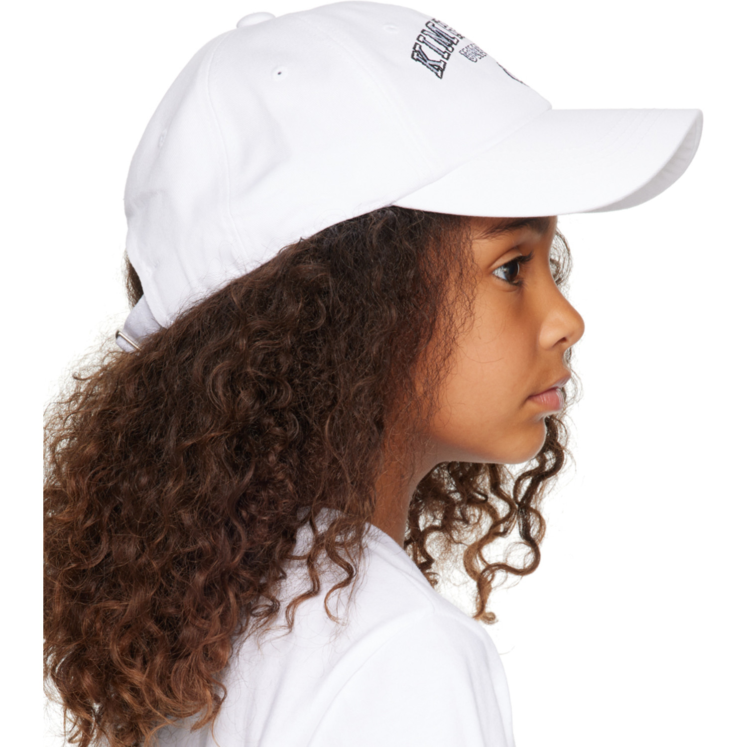  KimhĒkim Kids White Universe Baseball Cap 