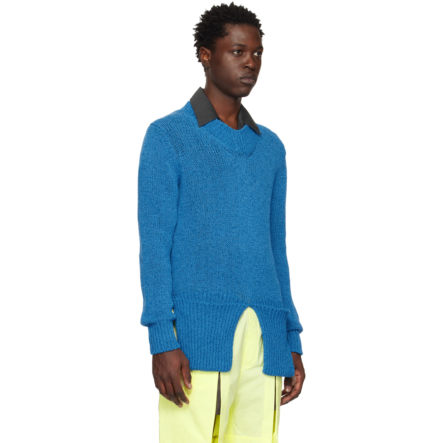  T/sehne Ssense Exclusive Blue Sweater 