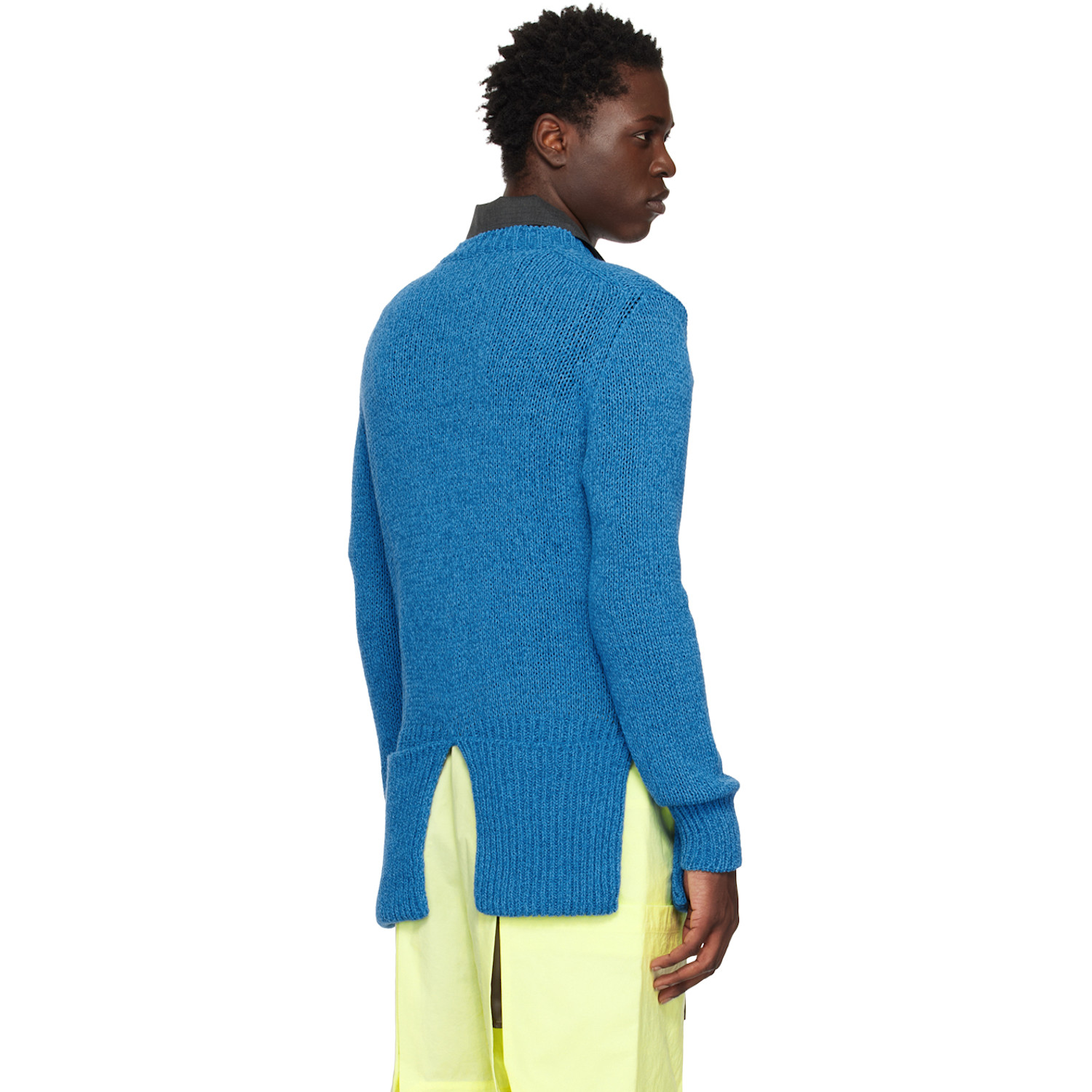  T/sehne Ssense Exclusive Blue Sweater 