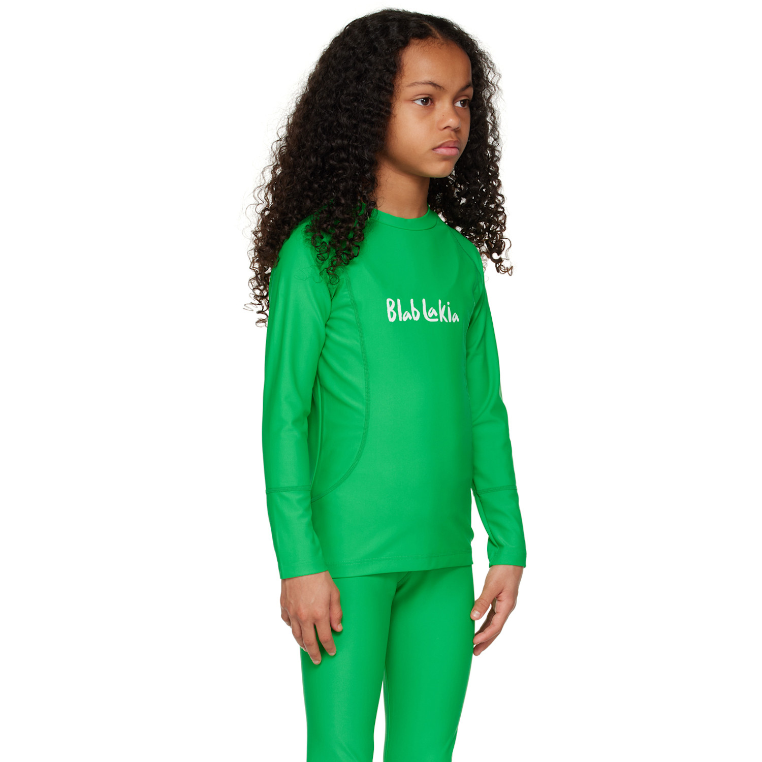  Blablakia Kids Green Blah Rash Guard 