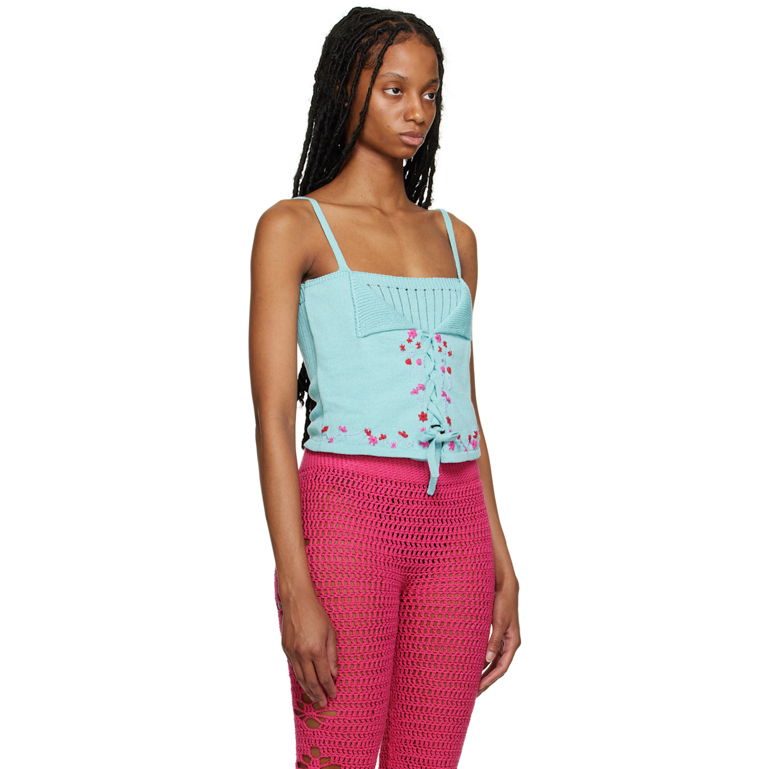  Tach Blue Mary Tank Top 