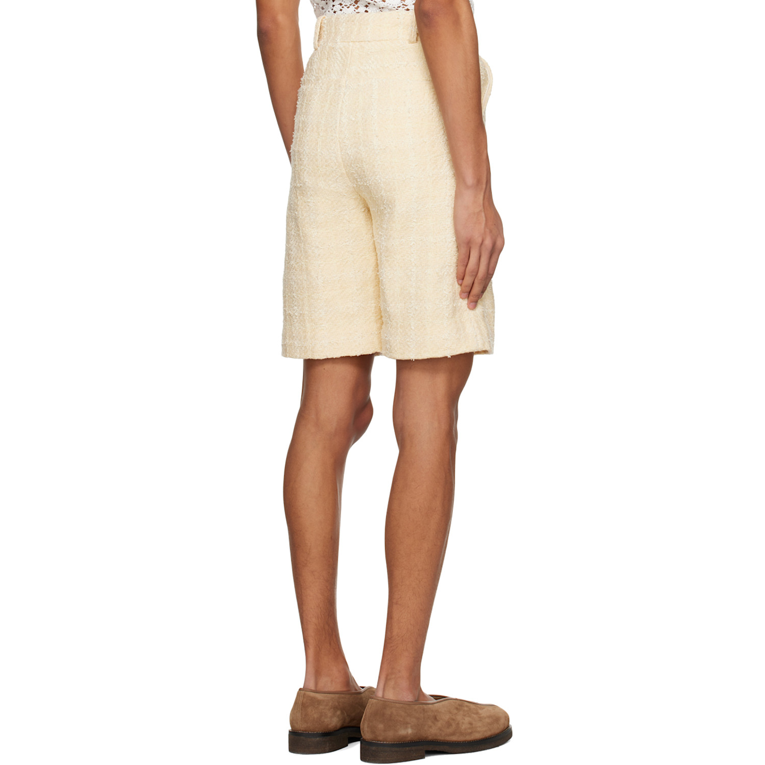  Young N Sang Yellow Sequined Shorts 