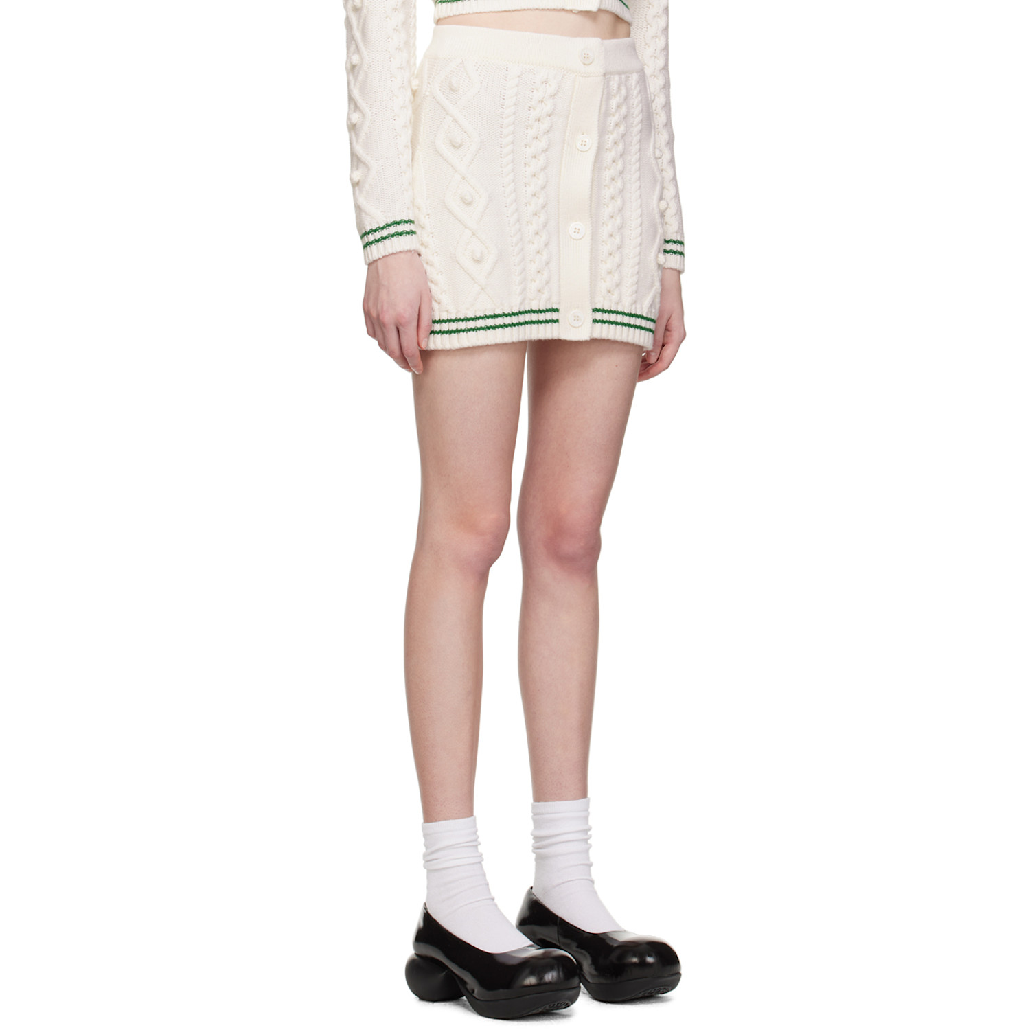  Shrimps White Victoria Miniskirt 