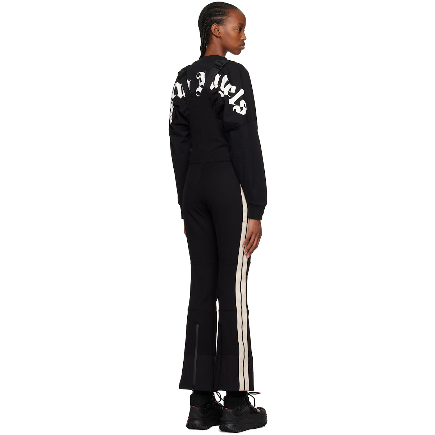  Palm Angels Black Track Jumpsuit 