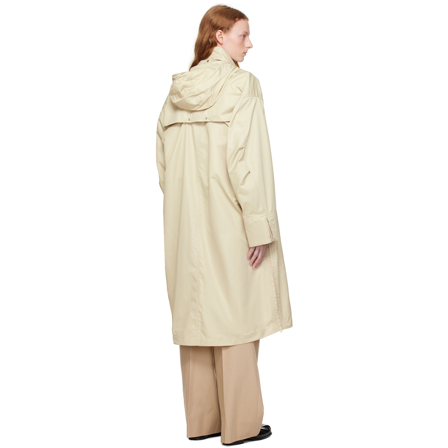  Wooyoungmi Beige Hooded Coat 