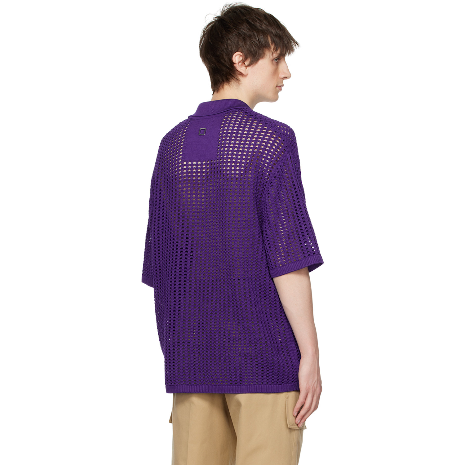  Wooyoungmi Purple Hardware Shirt 