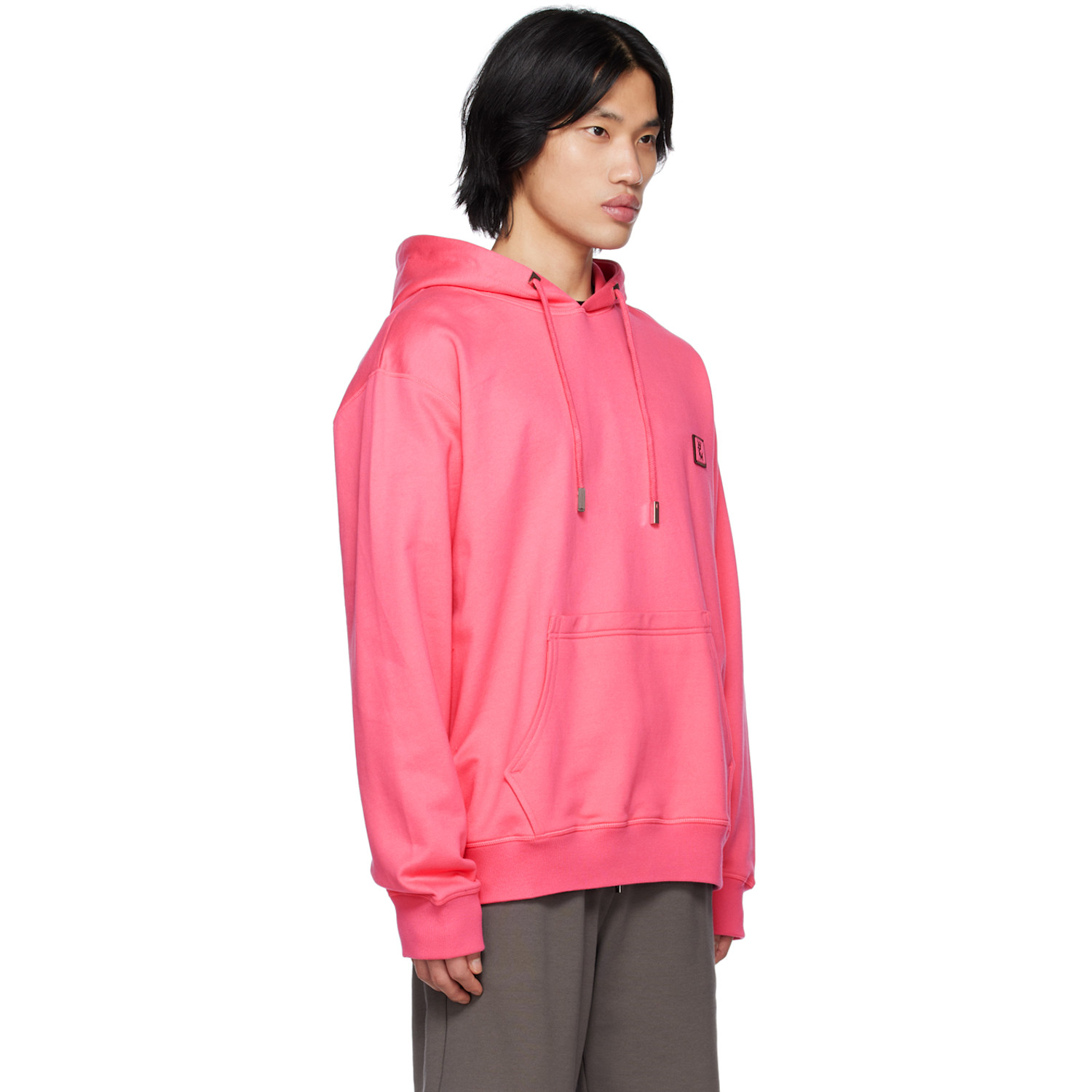 Wooyoungmi Pink Printed Hoodie 