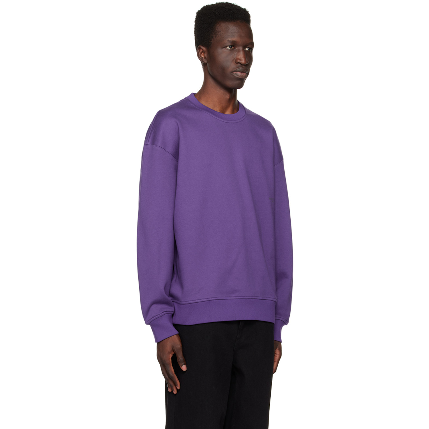  Wooyoungmi Purple Crewneck Sweatshirt 