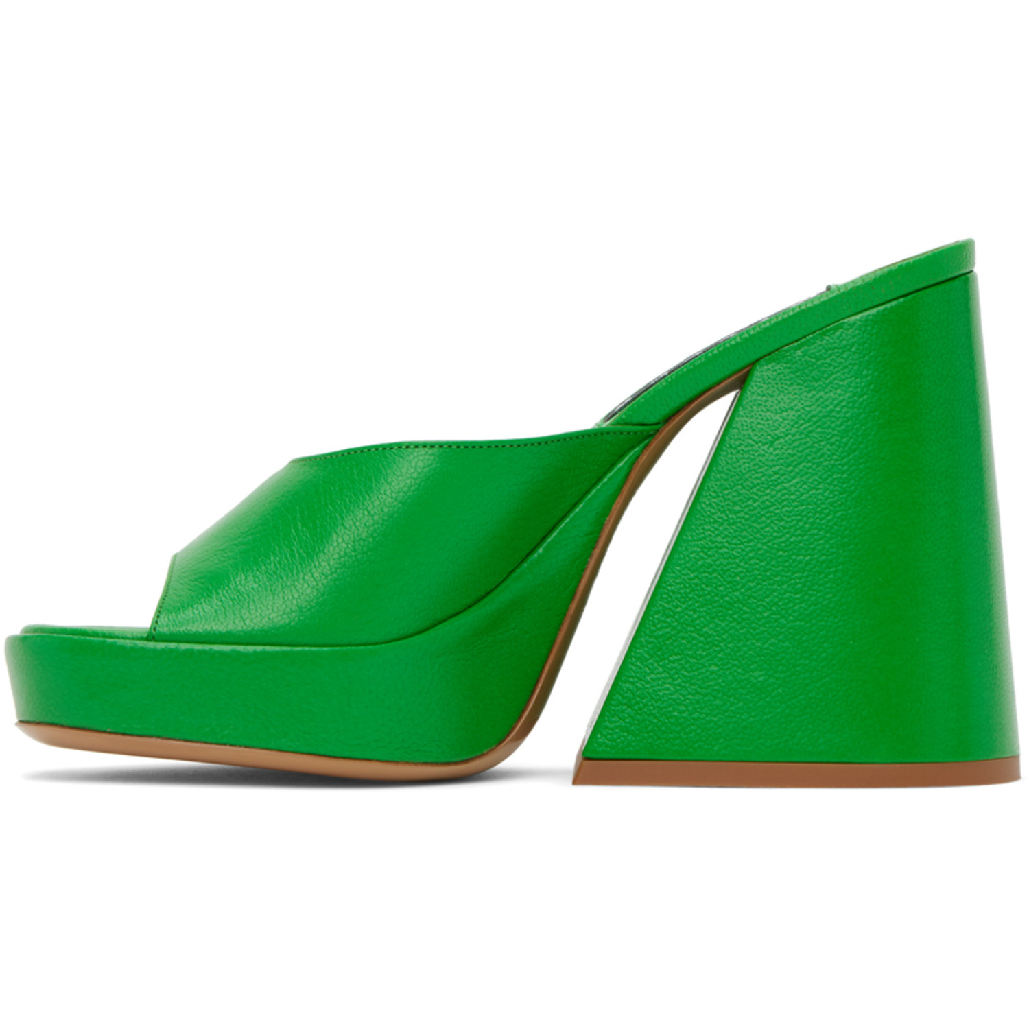  Simonmiller Green Slice Heeled Sandals 