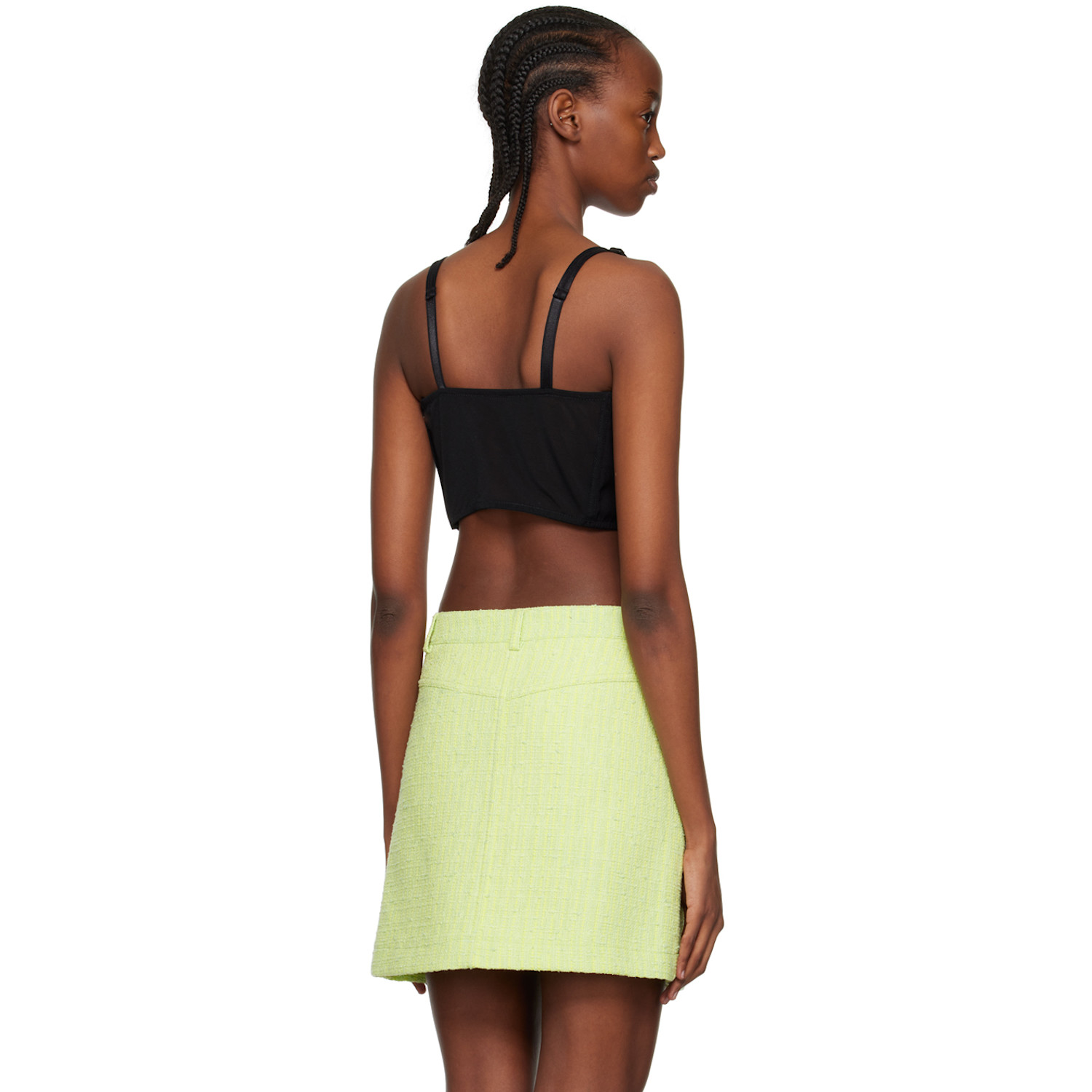  Moschino Black Button Camisole 