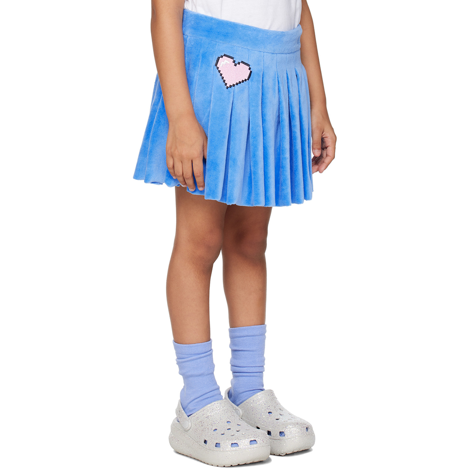  Nzkidzzz Kids Blue Pleated Skirt 