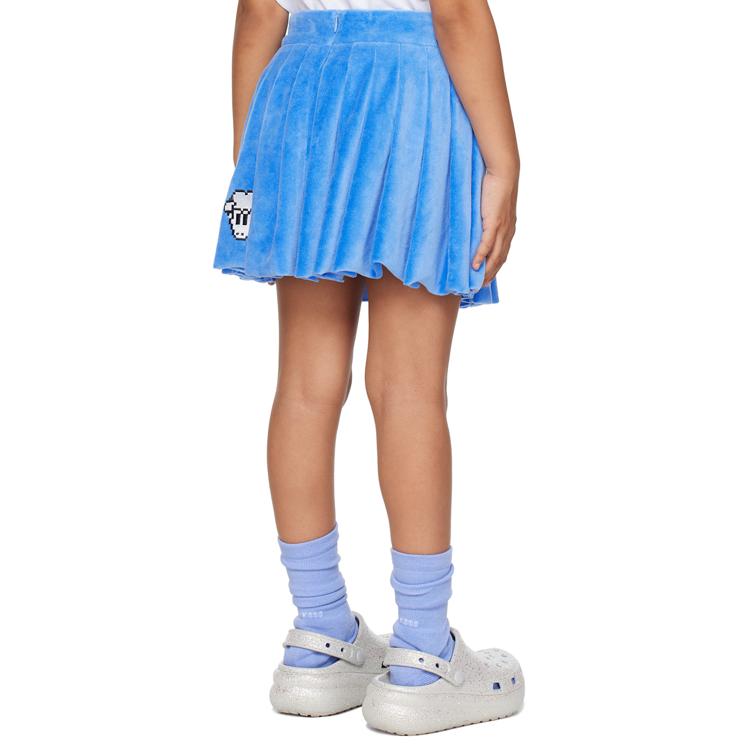  Nzkidzzz Kids Blue Pleated Skirt 