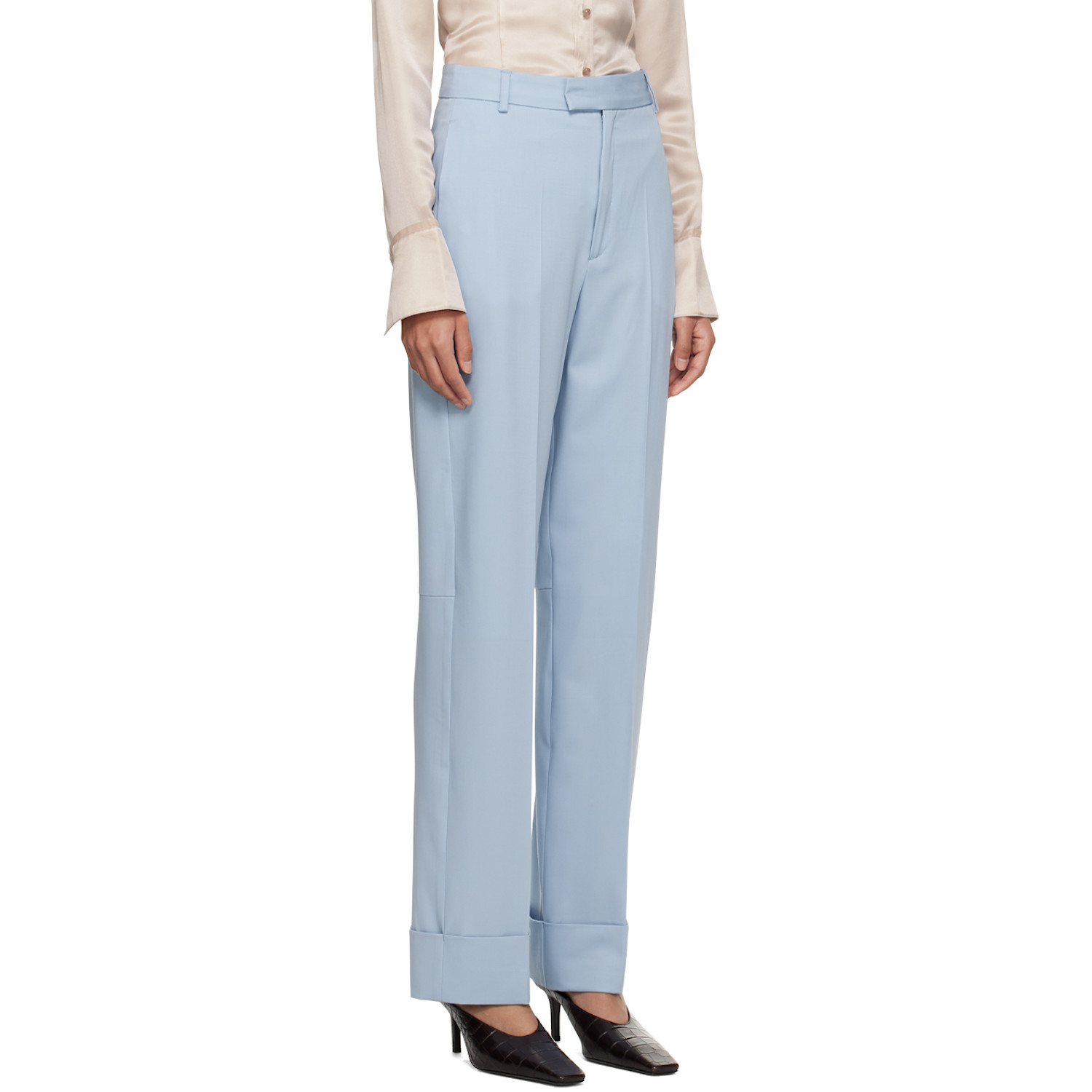  Bite Blue Tailored Trousers 