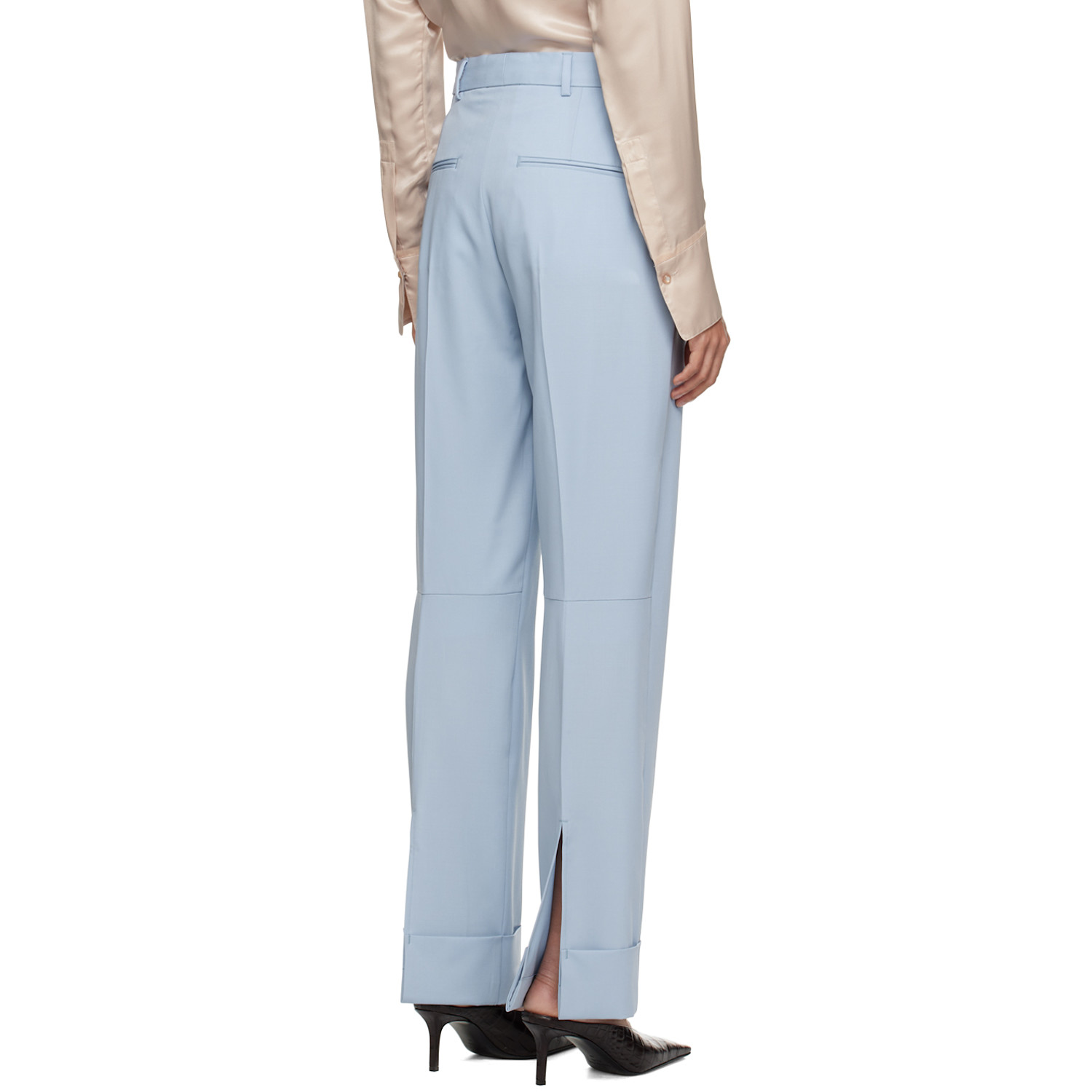  Bite Blue Tailored Trousers 