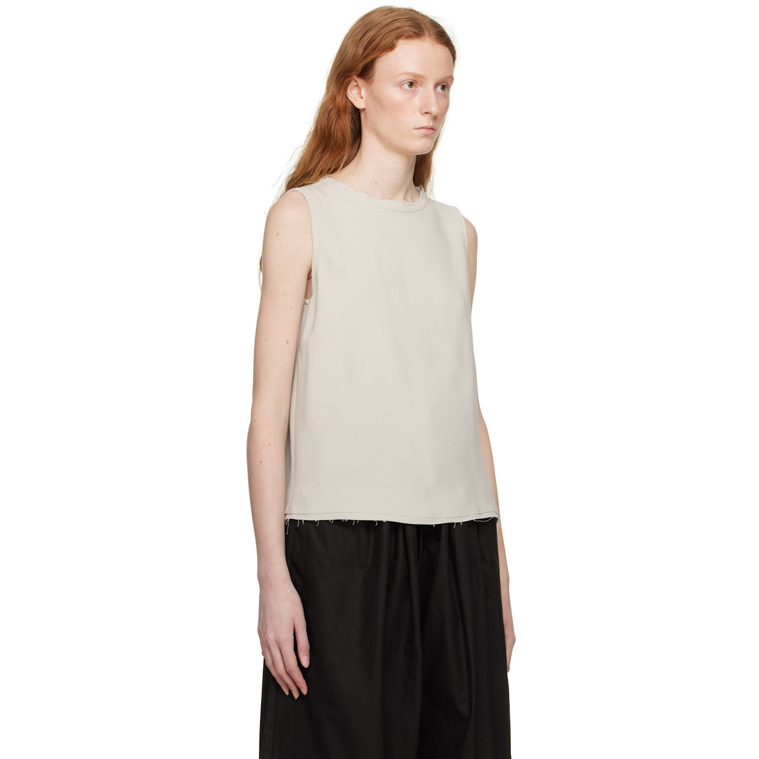  Bite Off-white Raw Tank Top 