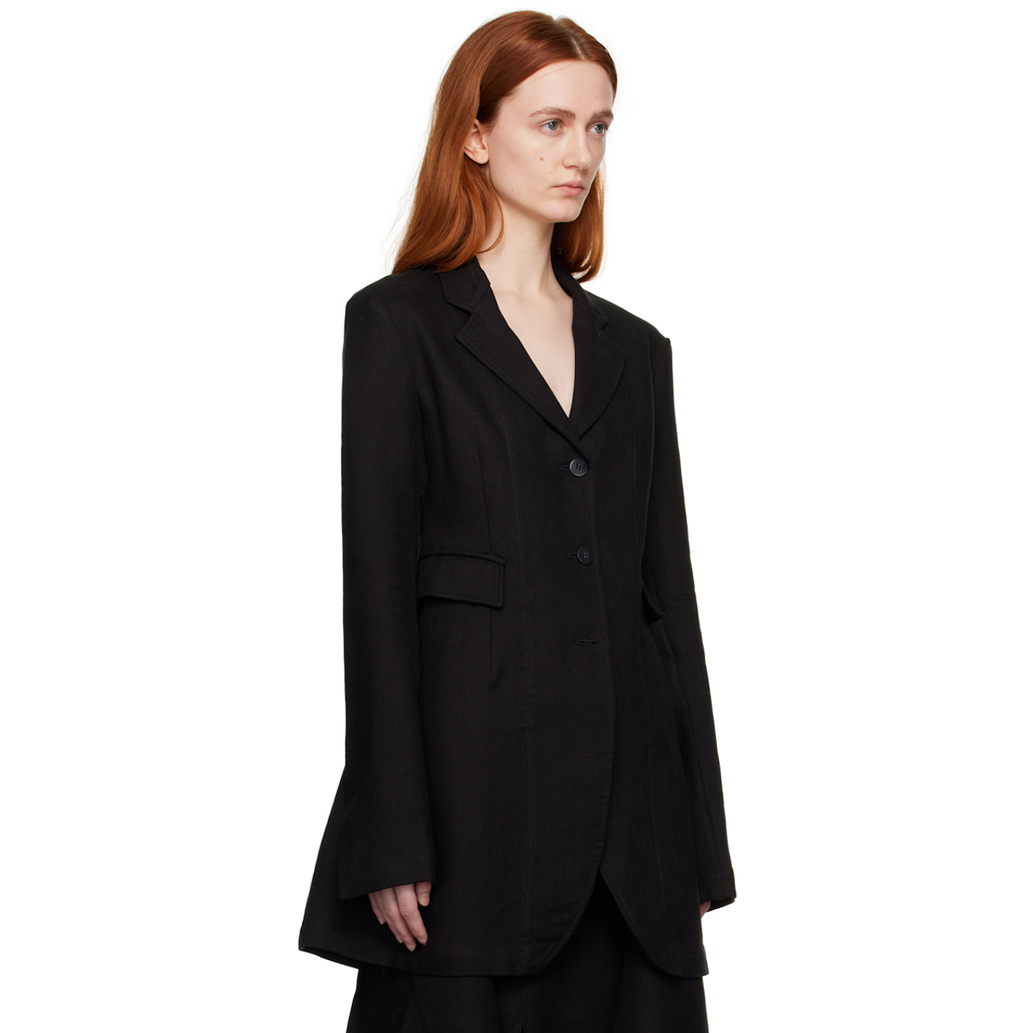  Niccolo Pasqualetti Black Vuoto Blazer 