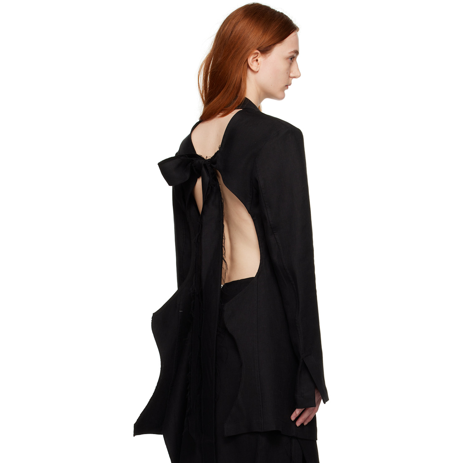  Niccolo Pasqualetti Black Vuoto Blazer 