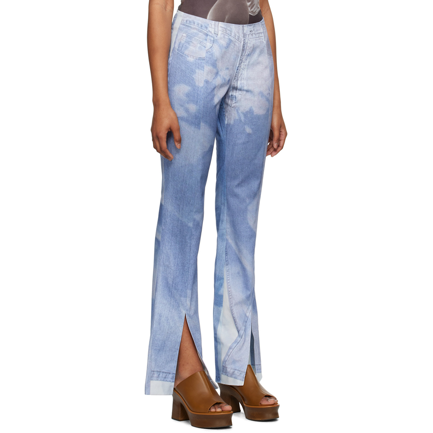  Elliss Blue Handy Jean Print Jeans 