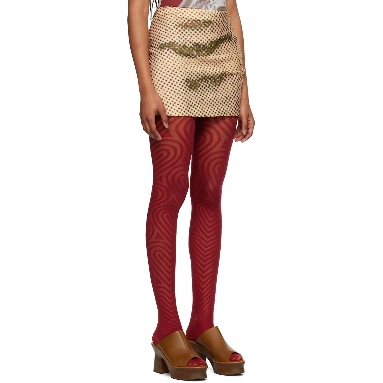  Elliss Beige Mabel Miniskirt 