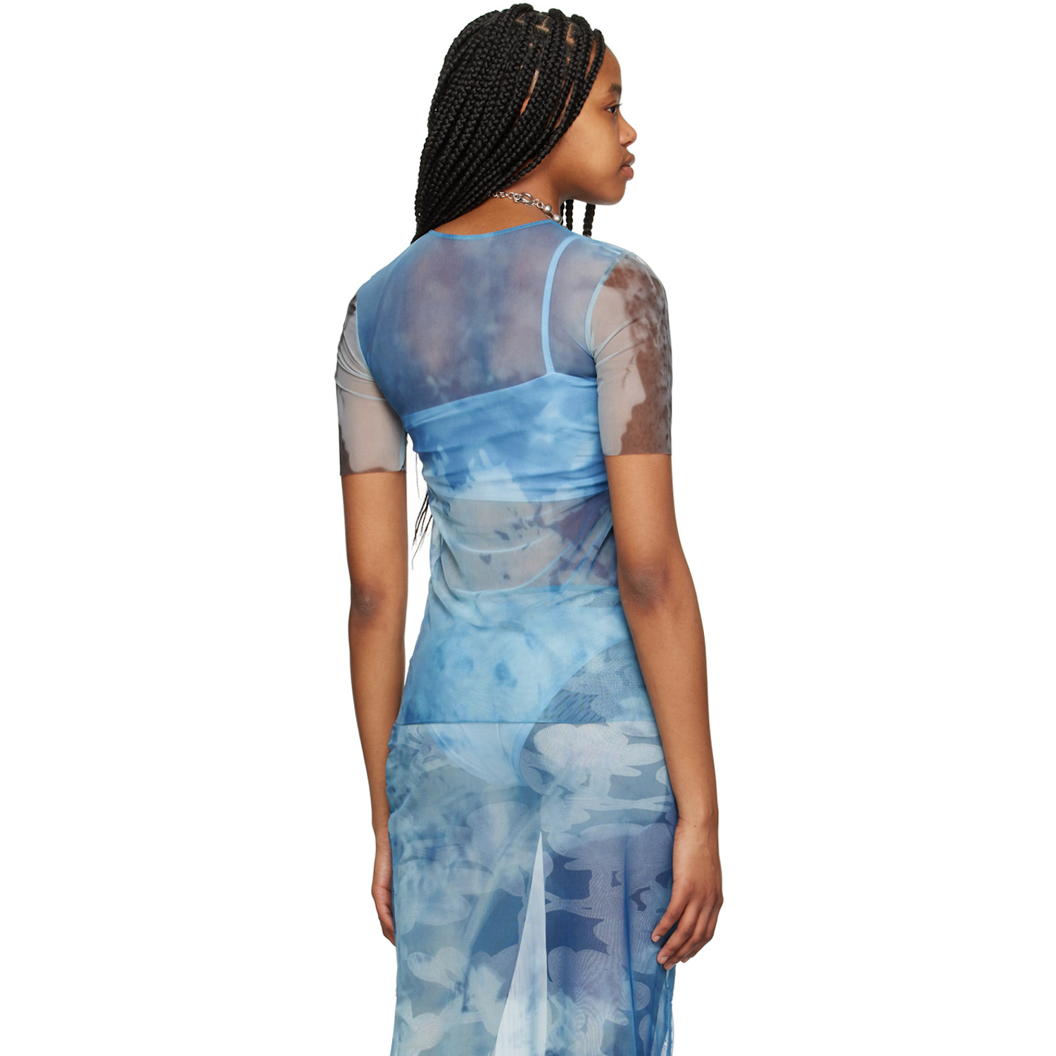  Elliss Blue Graphic T-shirt 