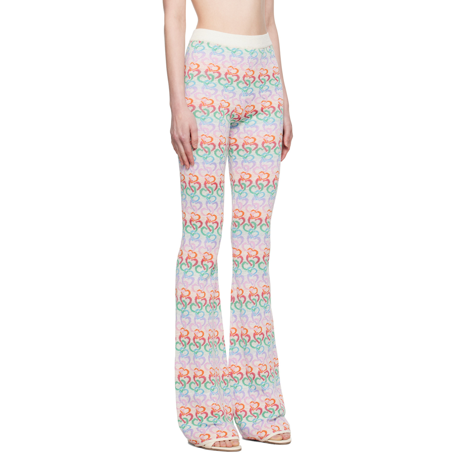  Marco Rambaldi Multicolor Heart Pants 