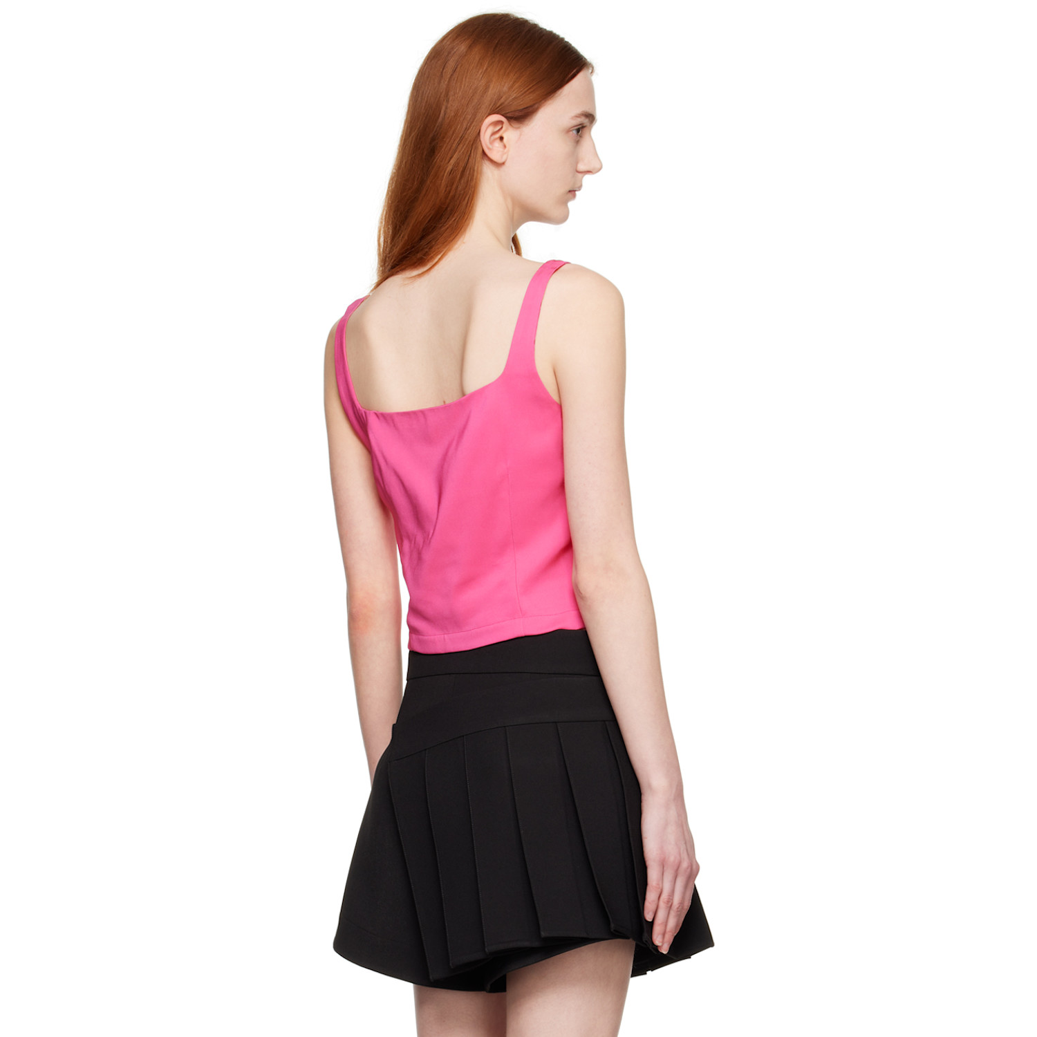  Marco Rambaldi Pink Cutout Tank Top 