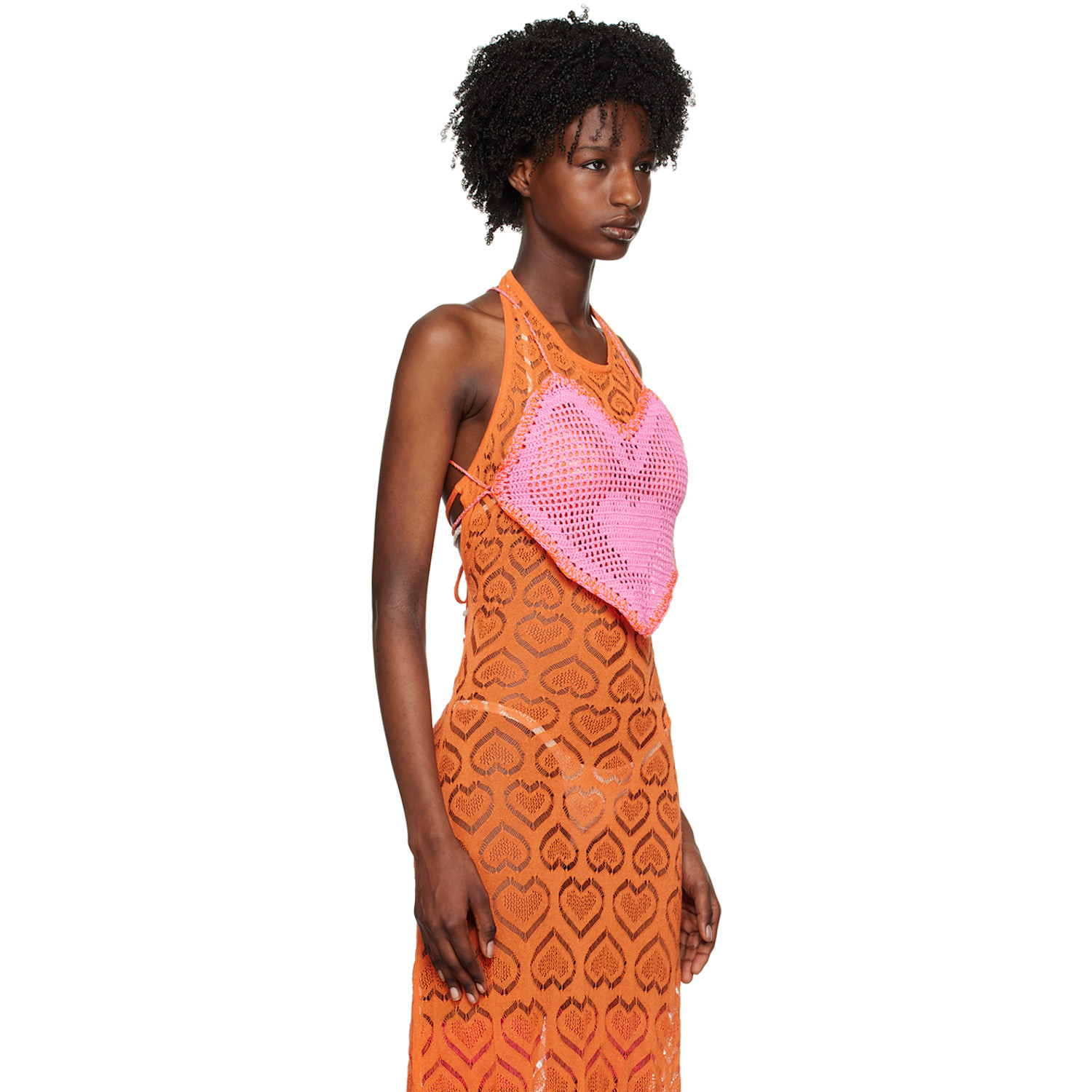  Marco Rambaldi Ssense Exclusive Pink Heart Camisole 