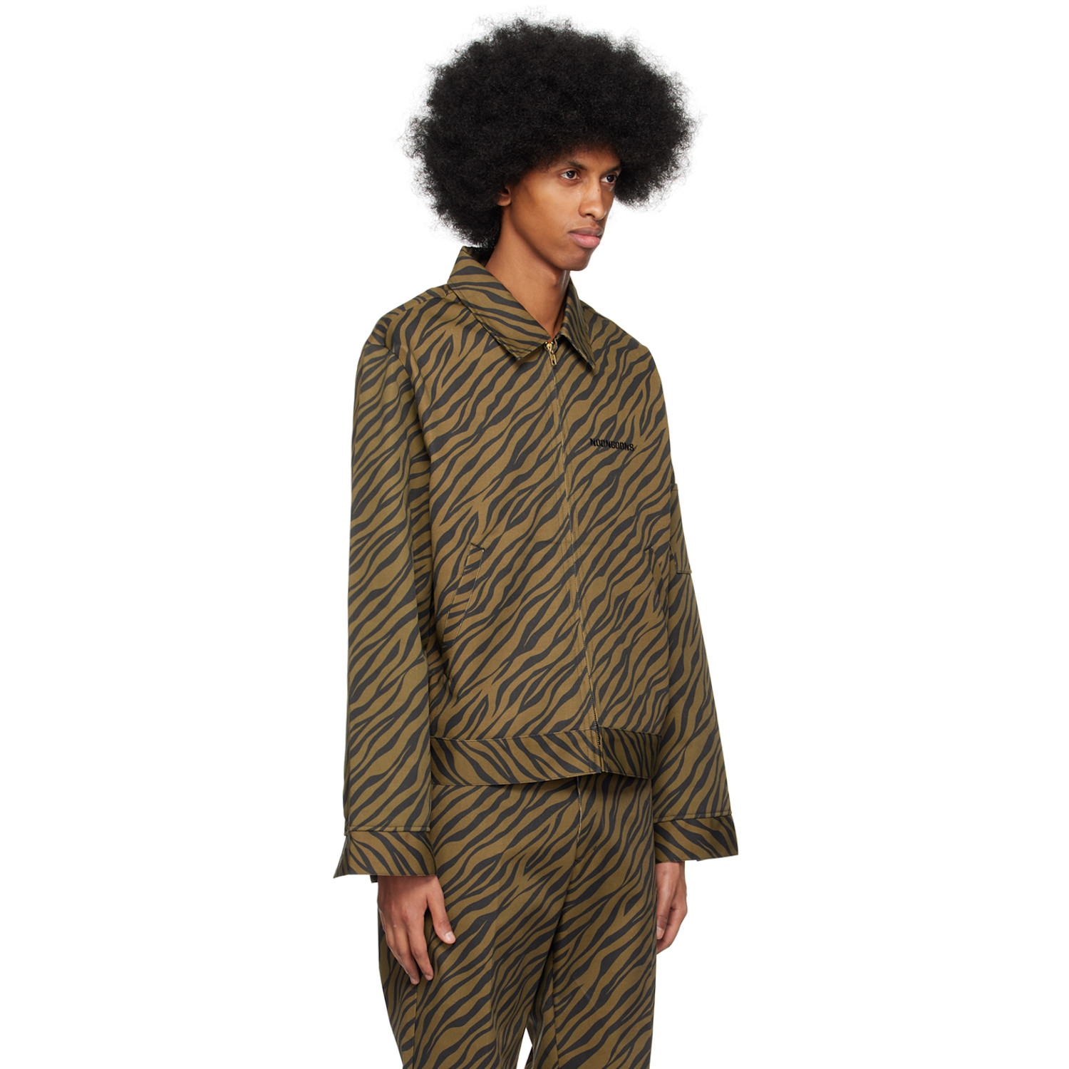  Noon Goons Green & Black Fastplant Jacket 