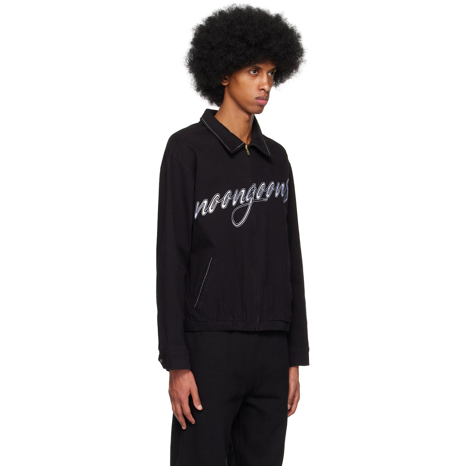  Noon Goons Black Stitched Up Jacket 