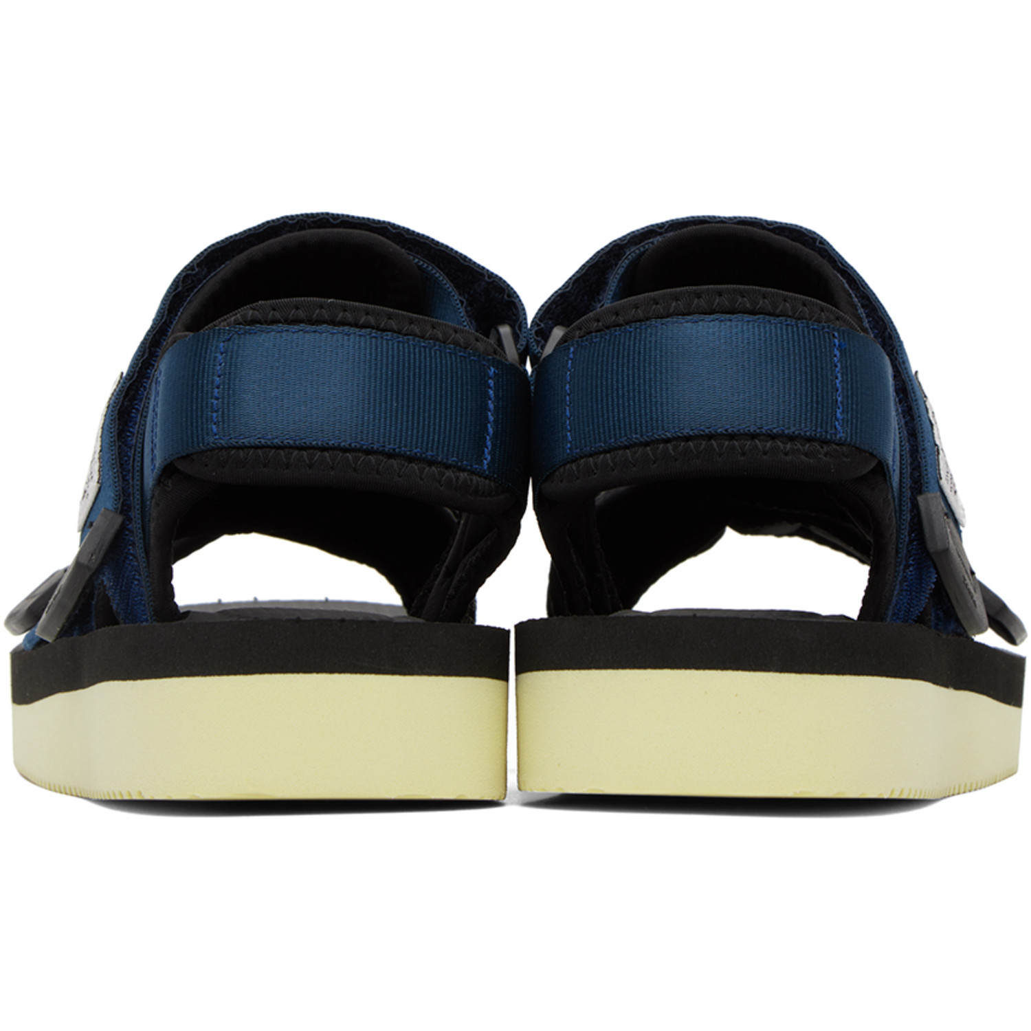  Suicoke Navy & Black Kisee-v Sandals 