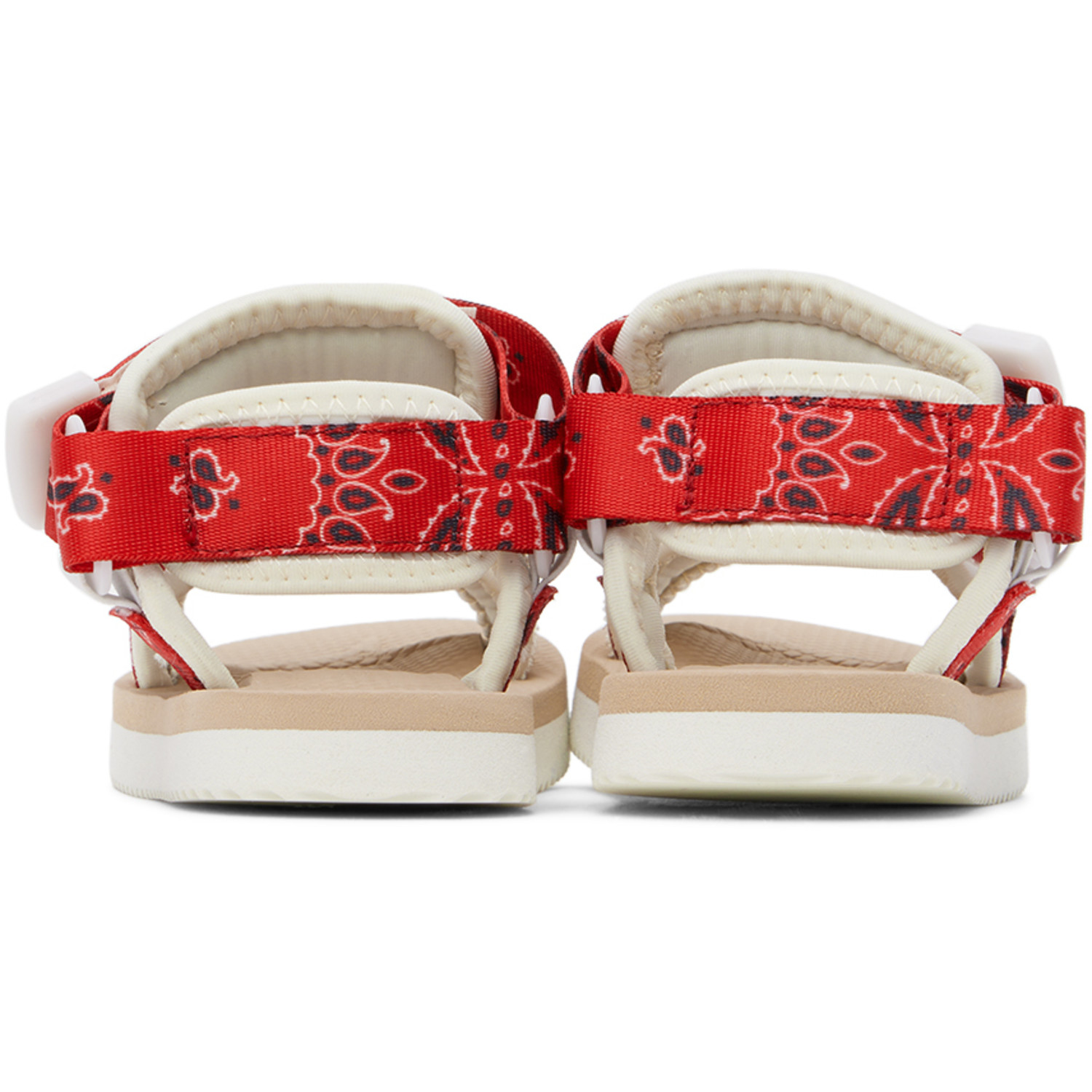  Suicoke Kids Beige & Red Depa-2 Sandals 