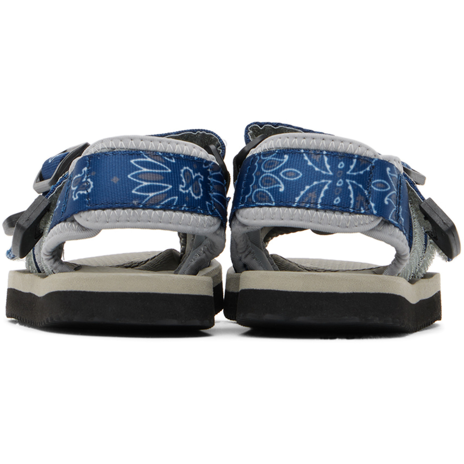  Suicoke Kids Navy & Gray Kisee Sandals 