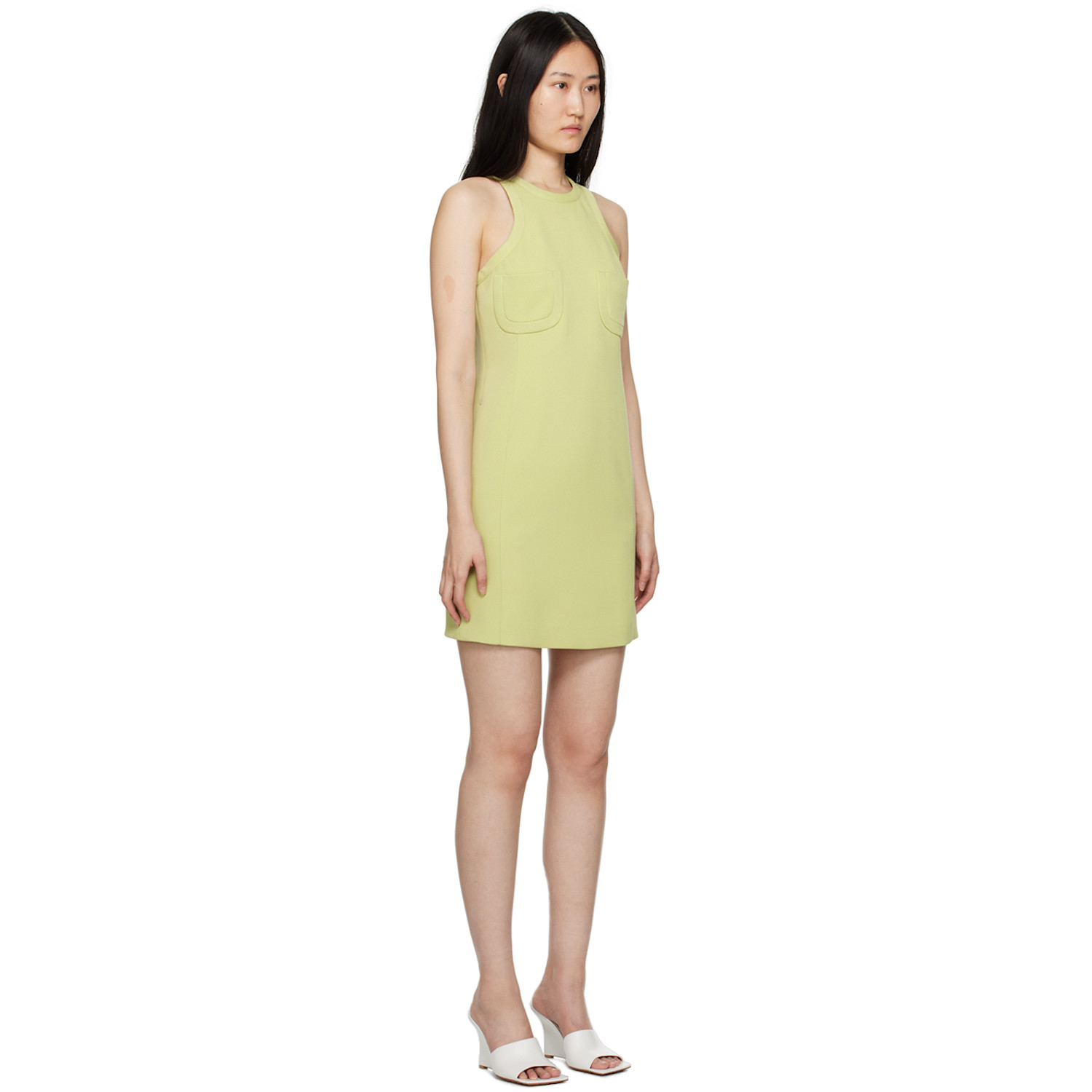  Recto Green Peony Minidress 