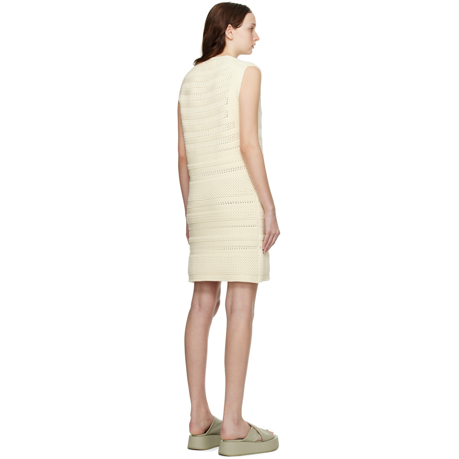  Recto Off-white Signature Midi Dress 
