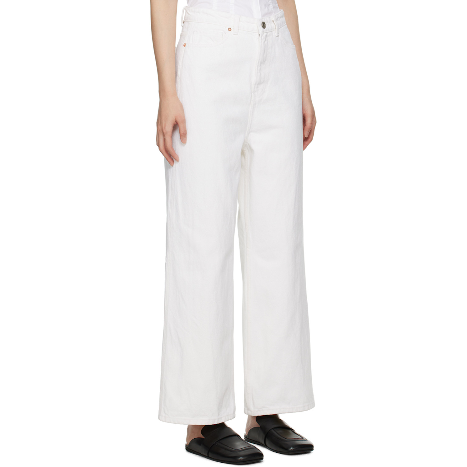  Recto Off-white Wide Jeans 