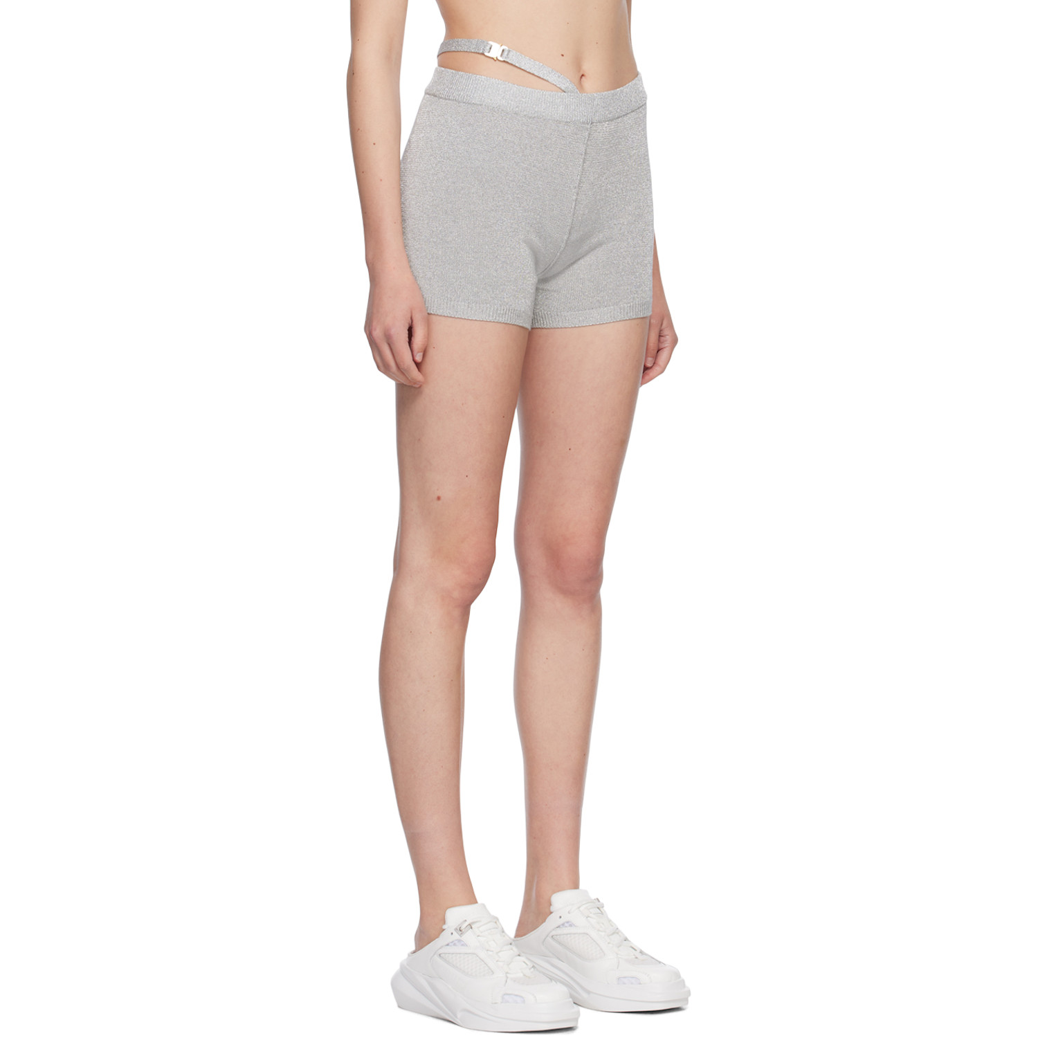  1017 Alyx 9sm Silver Buckle Shorts 