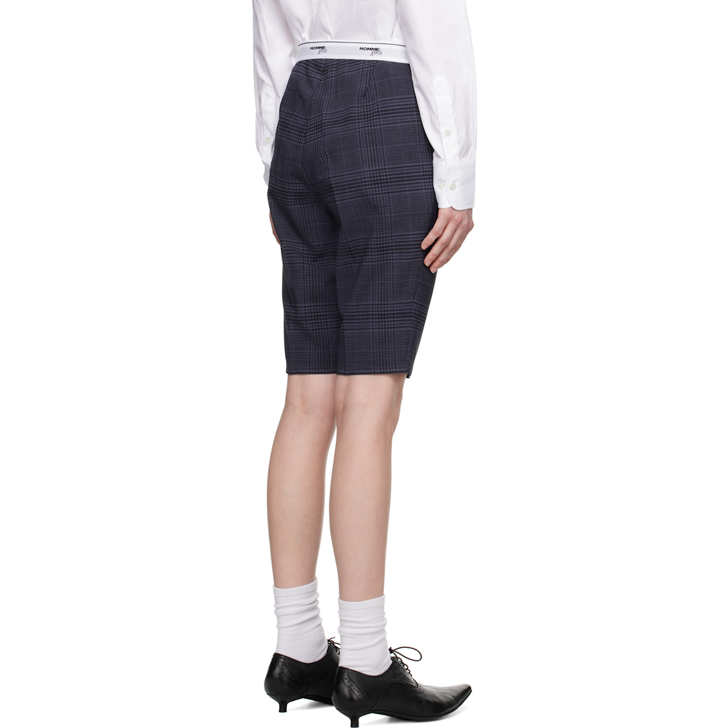  Hommegirls Ssense Work Capsule – Navy & Gray Shorts 
