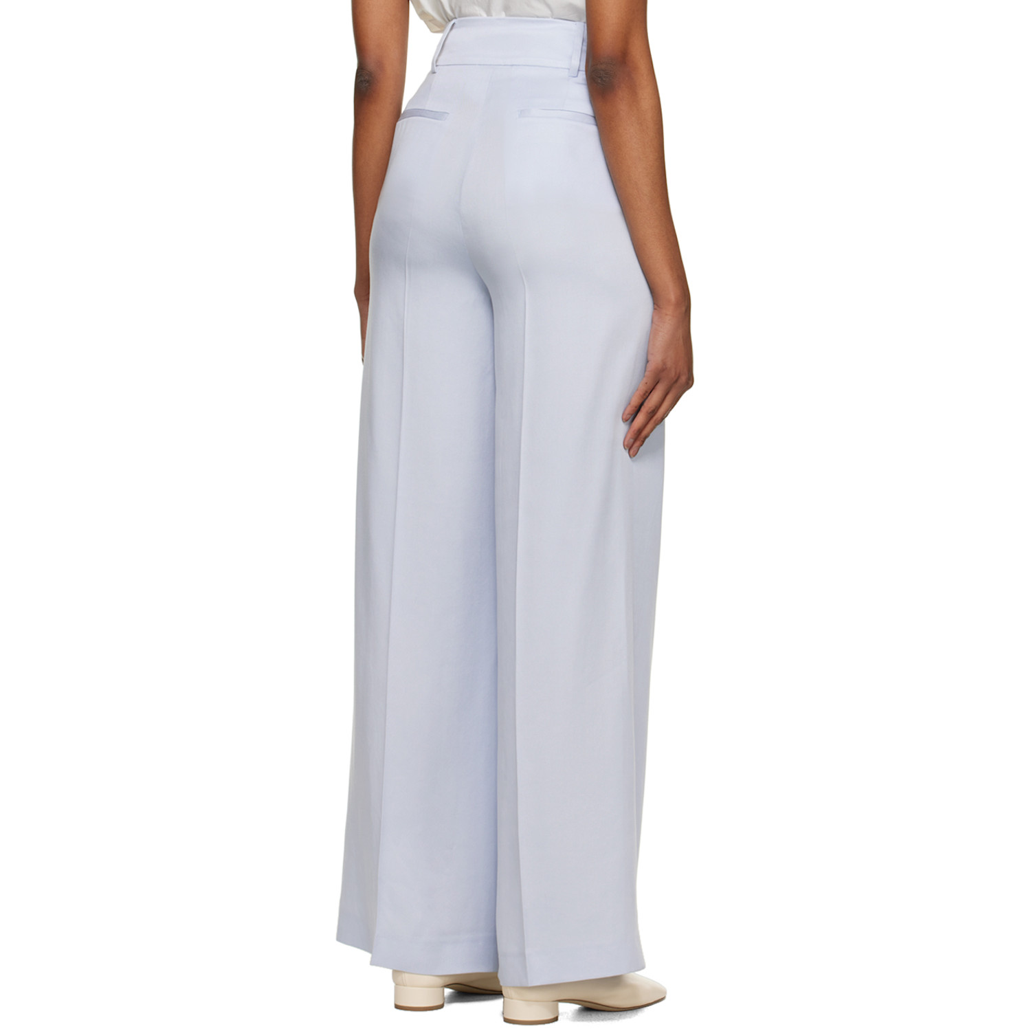  Elleme Blue Pleated Trousers 