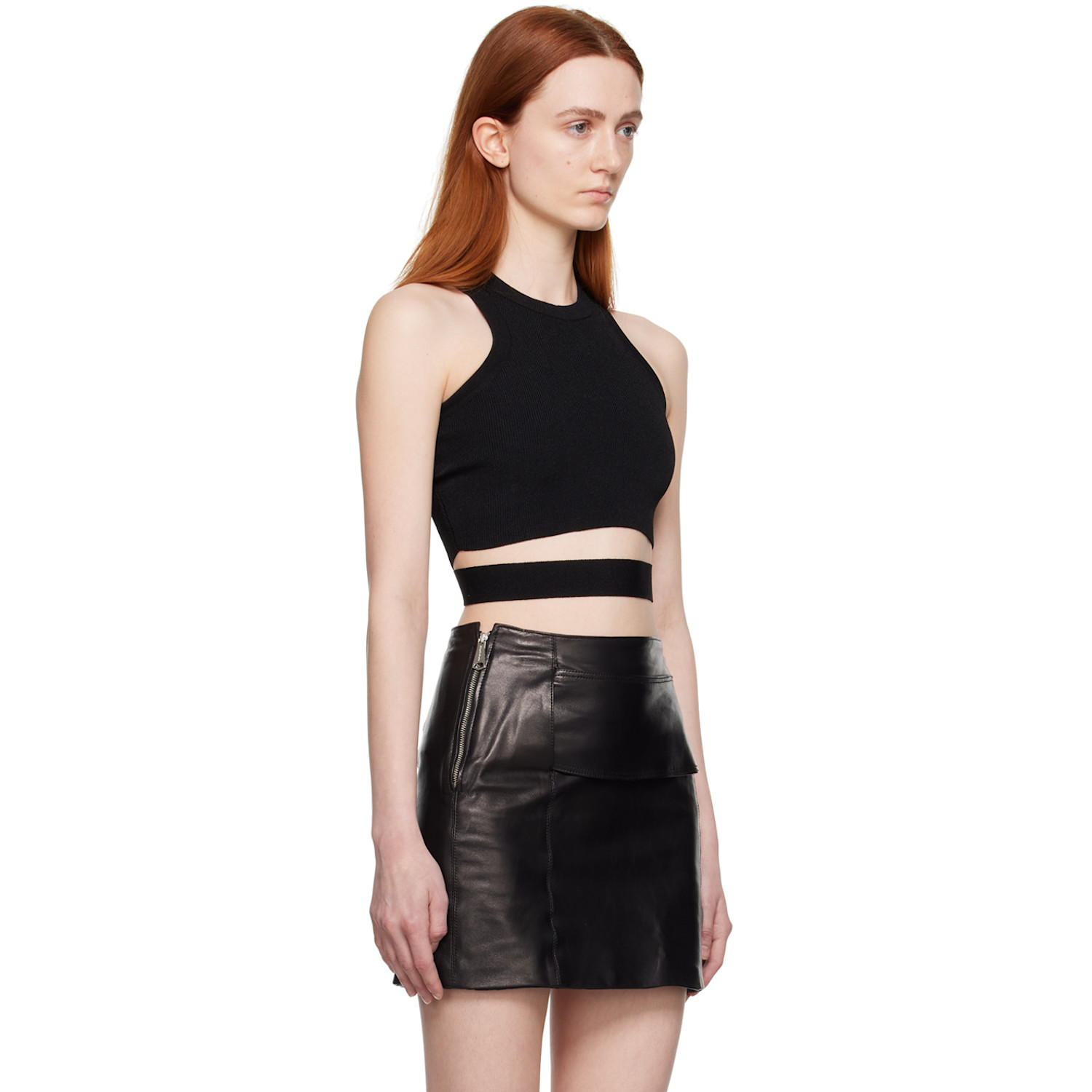  Boyarovskaya Black Bend Tank Top 