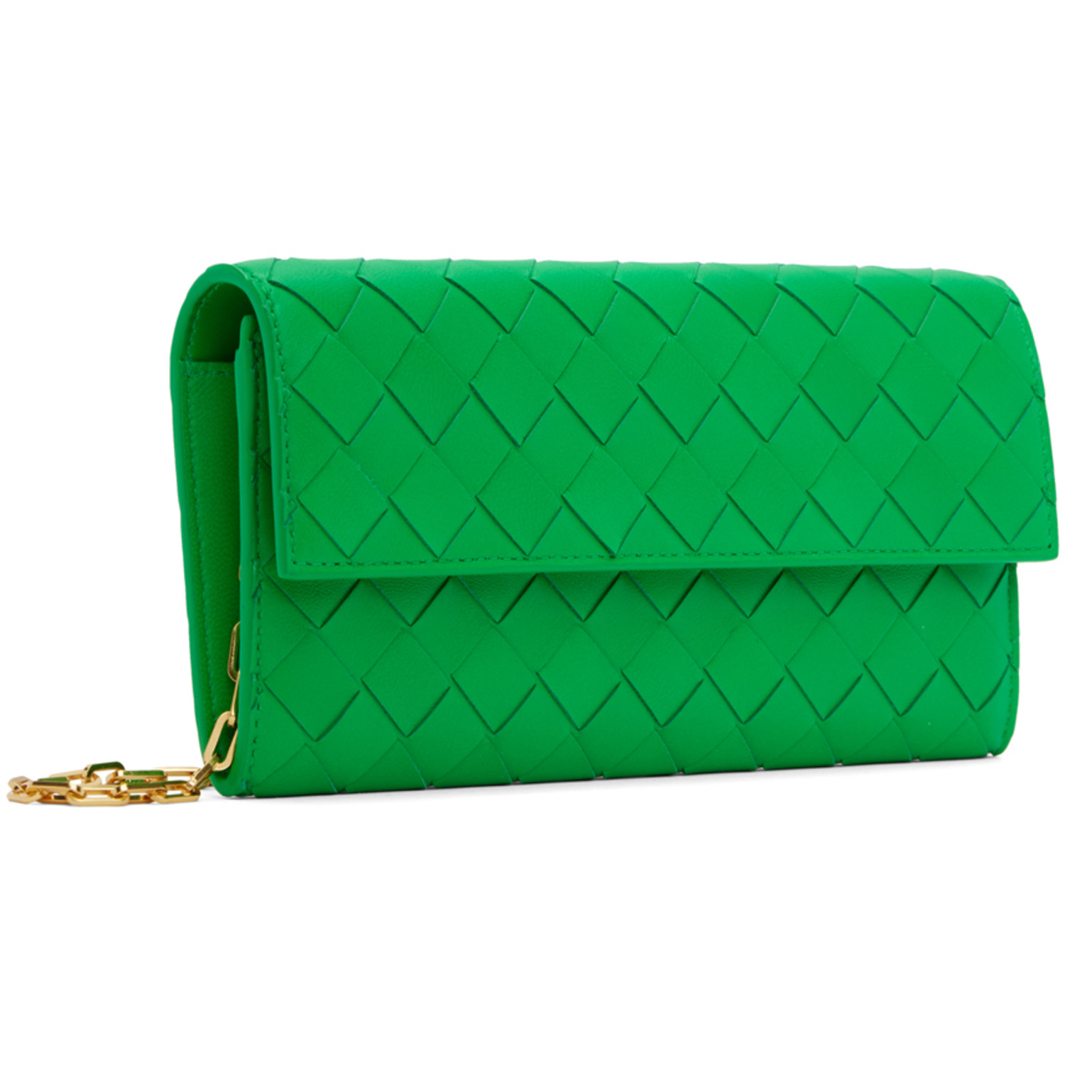  Bottega Veneta Green Mini Chain Bag 