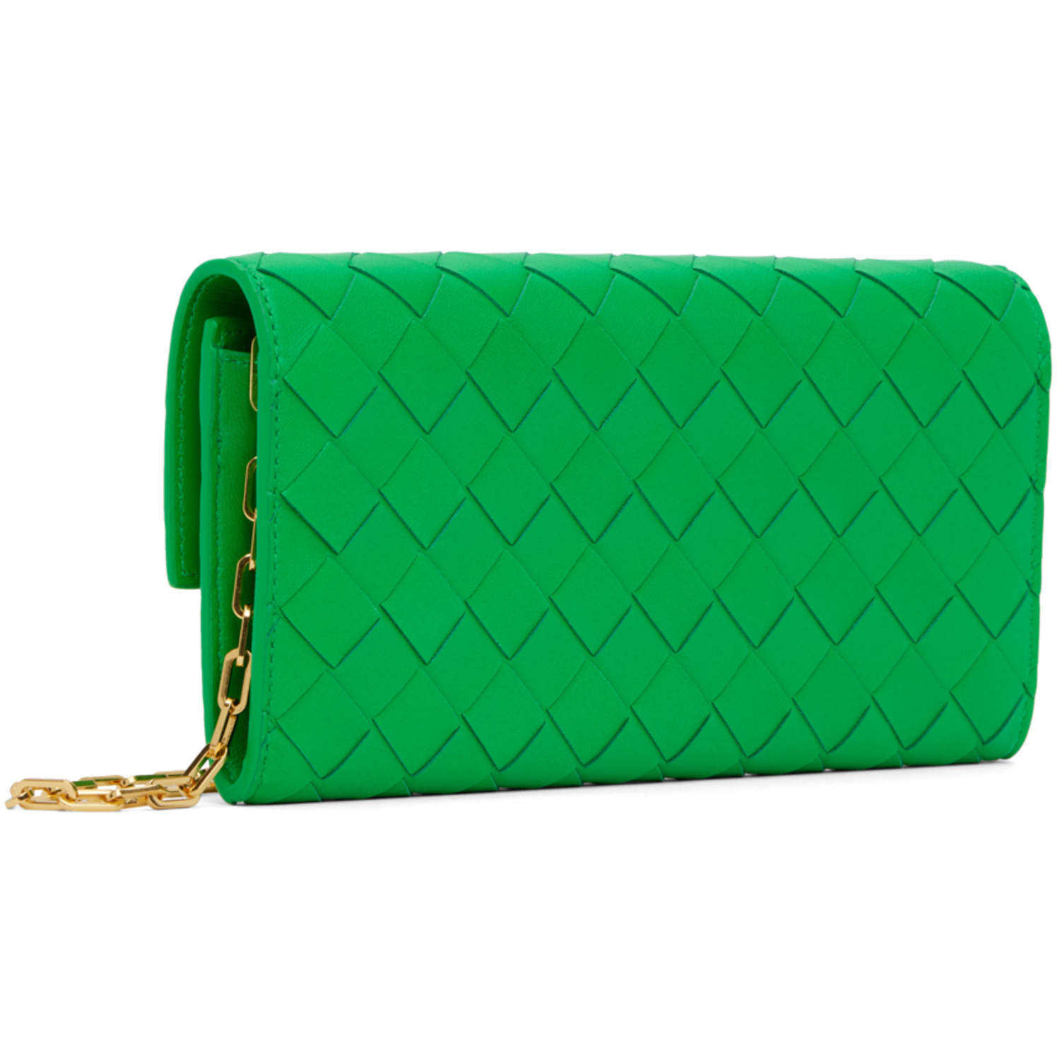  Bottega Veneta Green Mini Chain Bag 