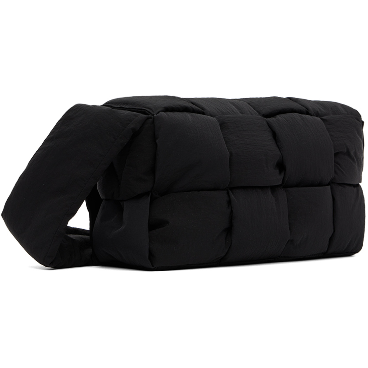  Bottega Veneta Black Tech Cassette Bag 