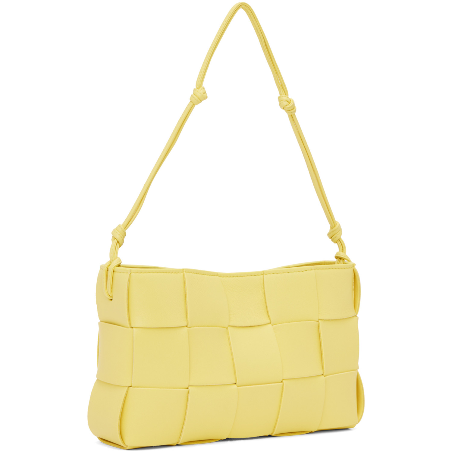  Bottega Veneta Yellow Cassette Shoulder Bag 