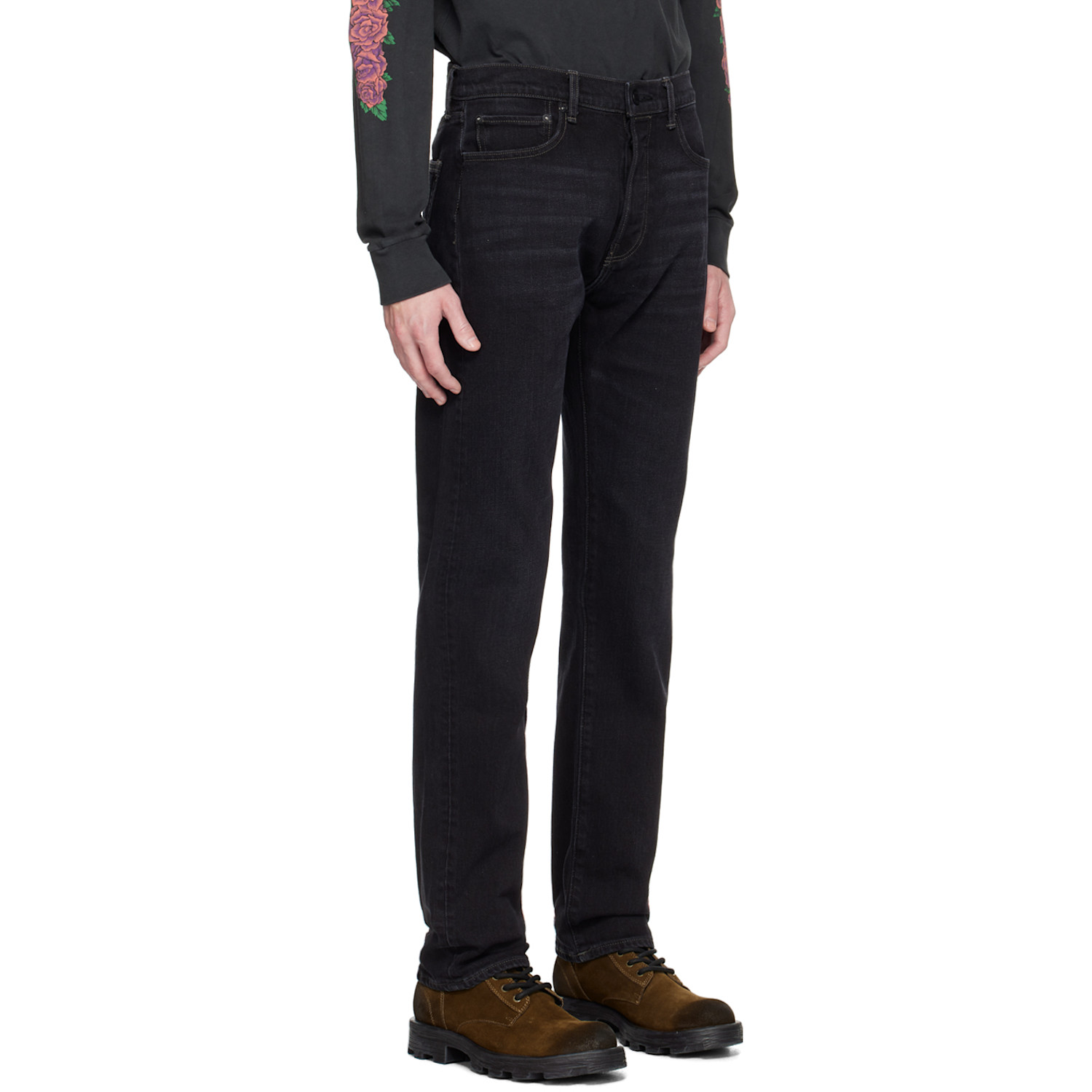  Re/done Black 60s Slim Jeans 