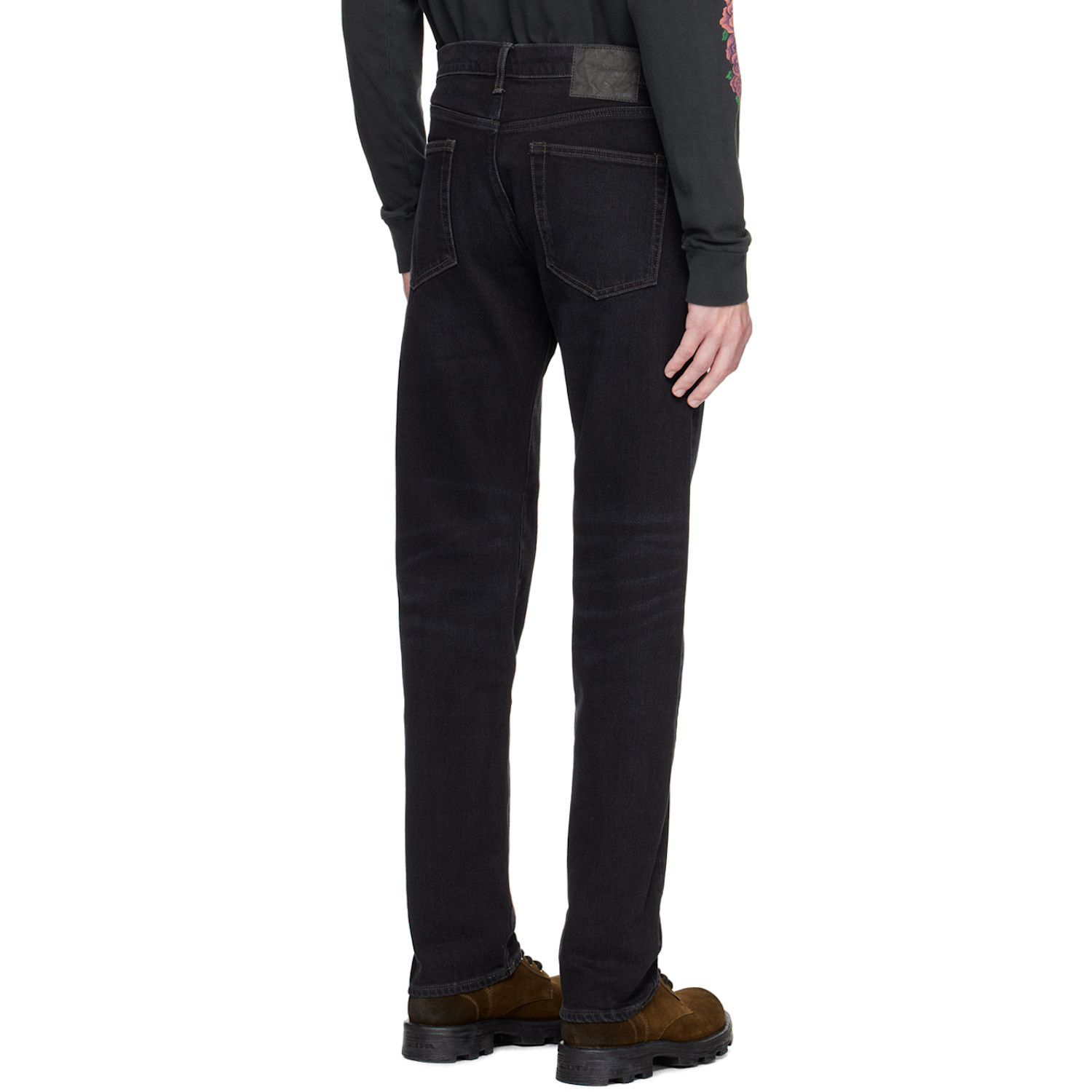  Re/done Black 60s Slim Jeans 
